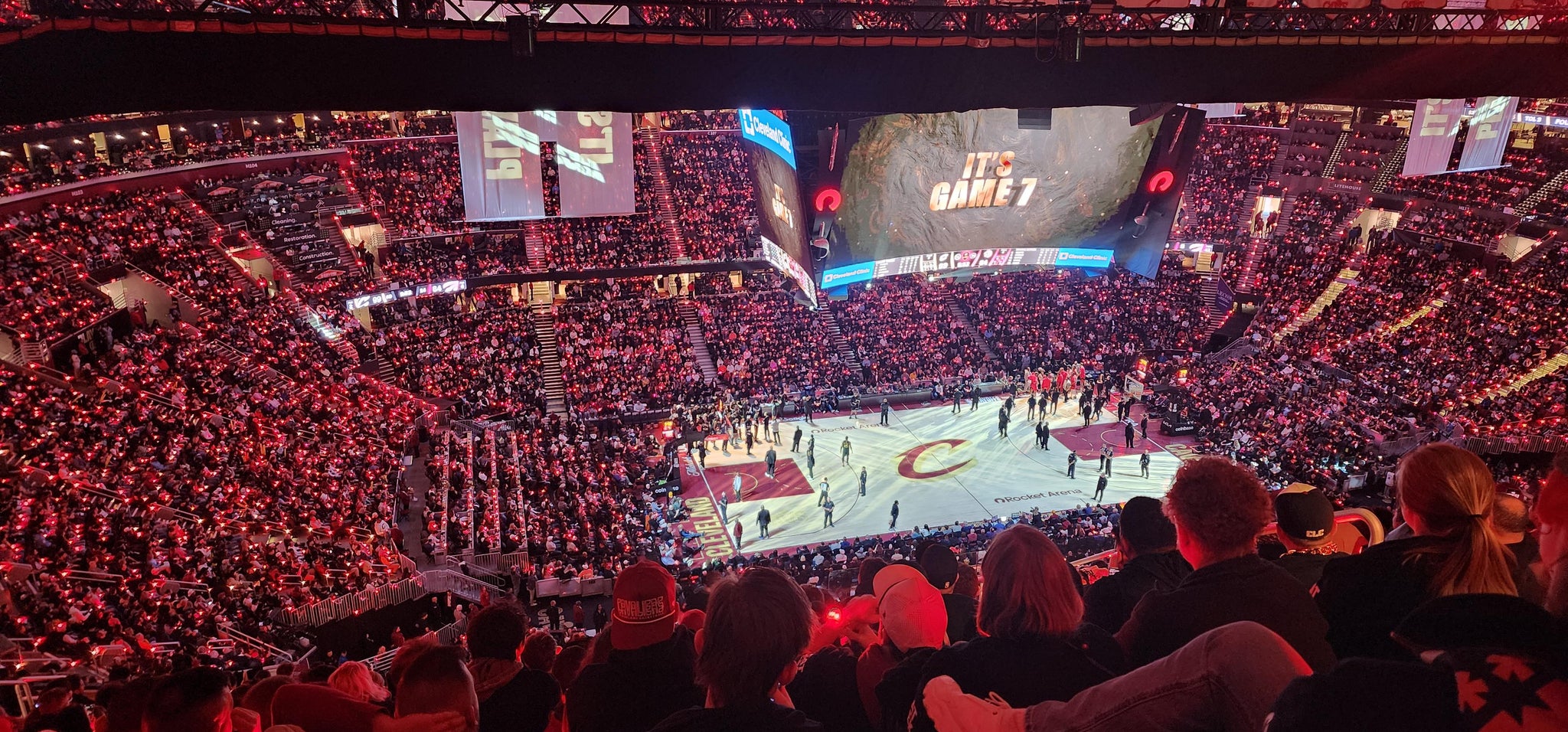Real Fan View taken from Section 226 at Rocket Arena by Douglas D