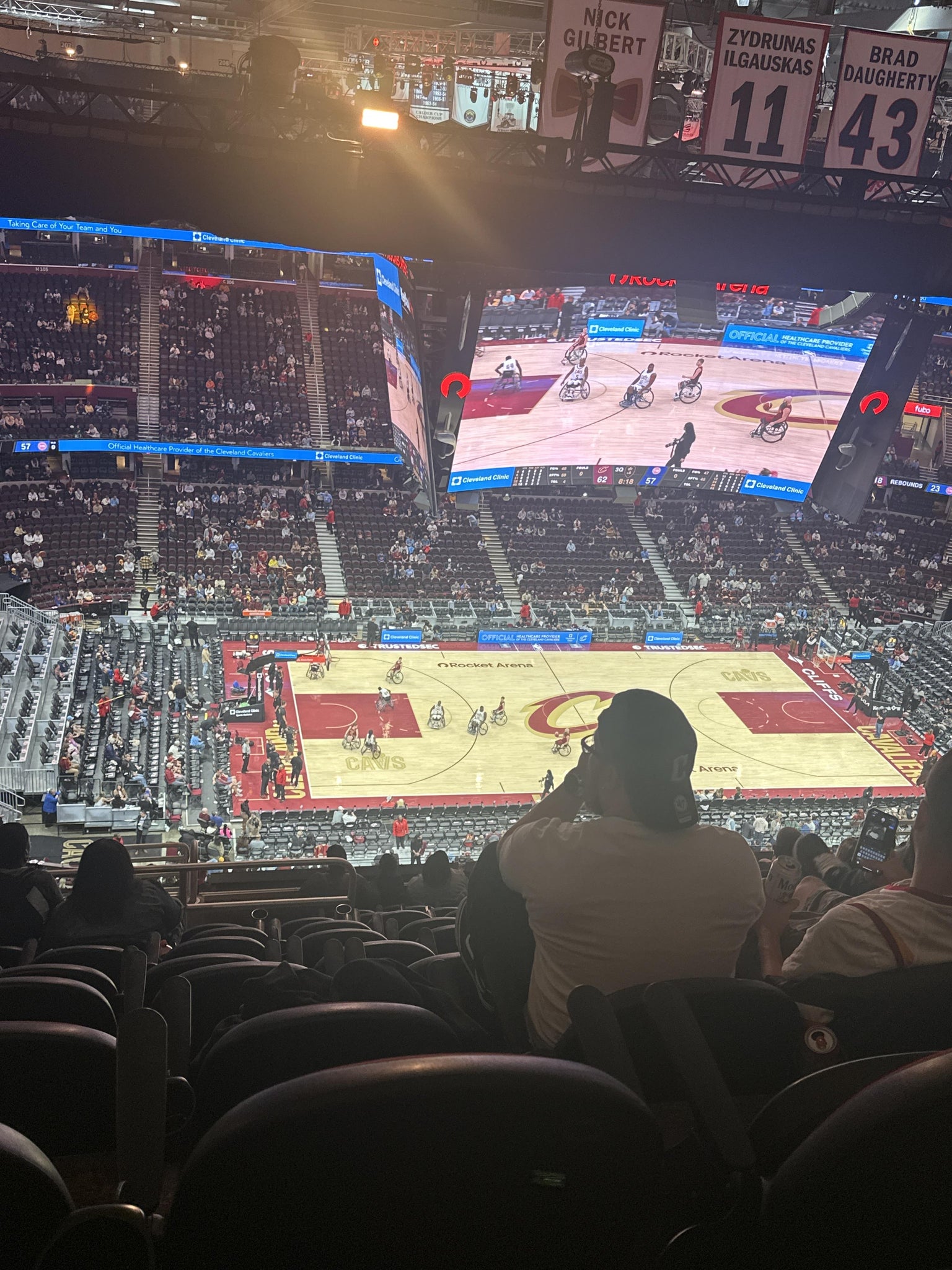 Real Fan View taken from Section 226 at Rocket Arena by Destiny C
