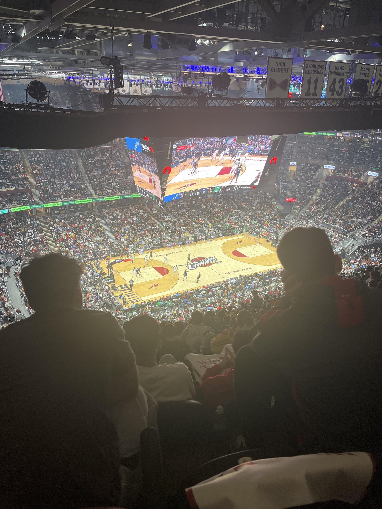 Real Fan View taken from Section 226 at Rocket Arena by Tori W