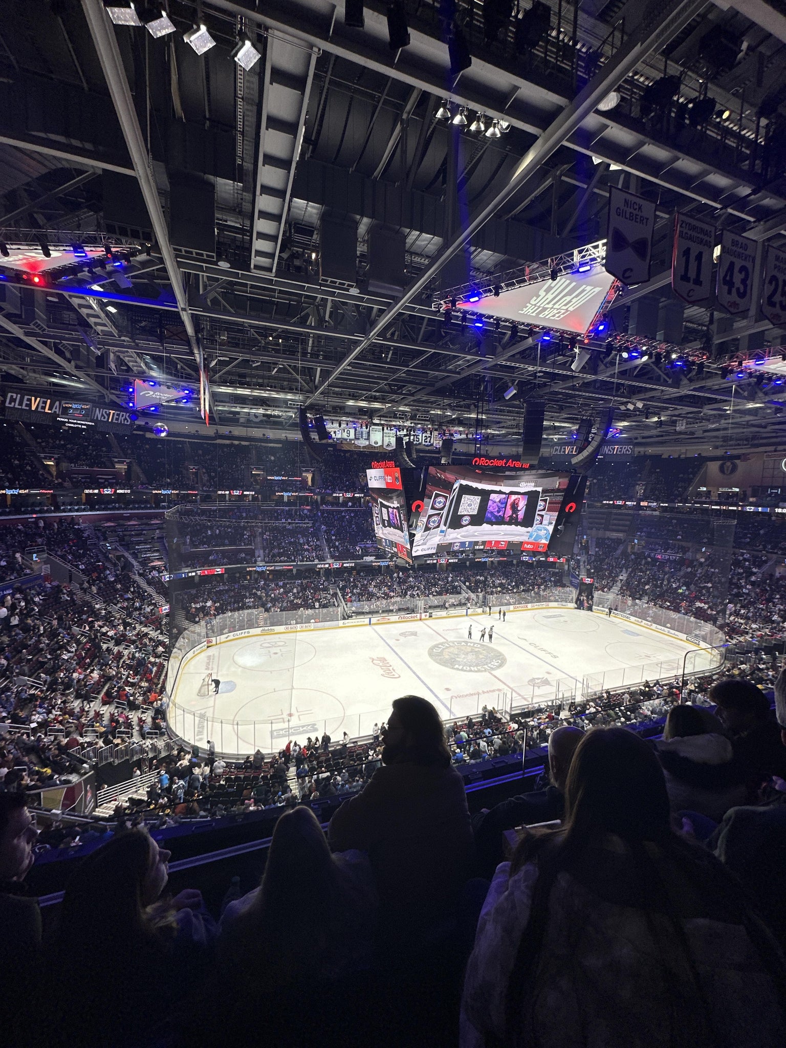 Real Fan View taken from Section 226 at Rocket Arena by Ben C
