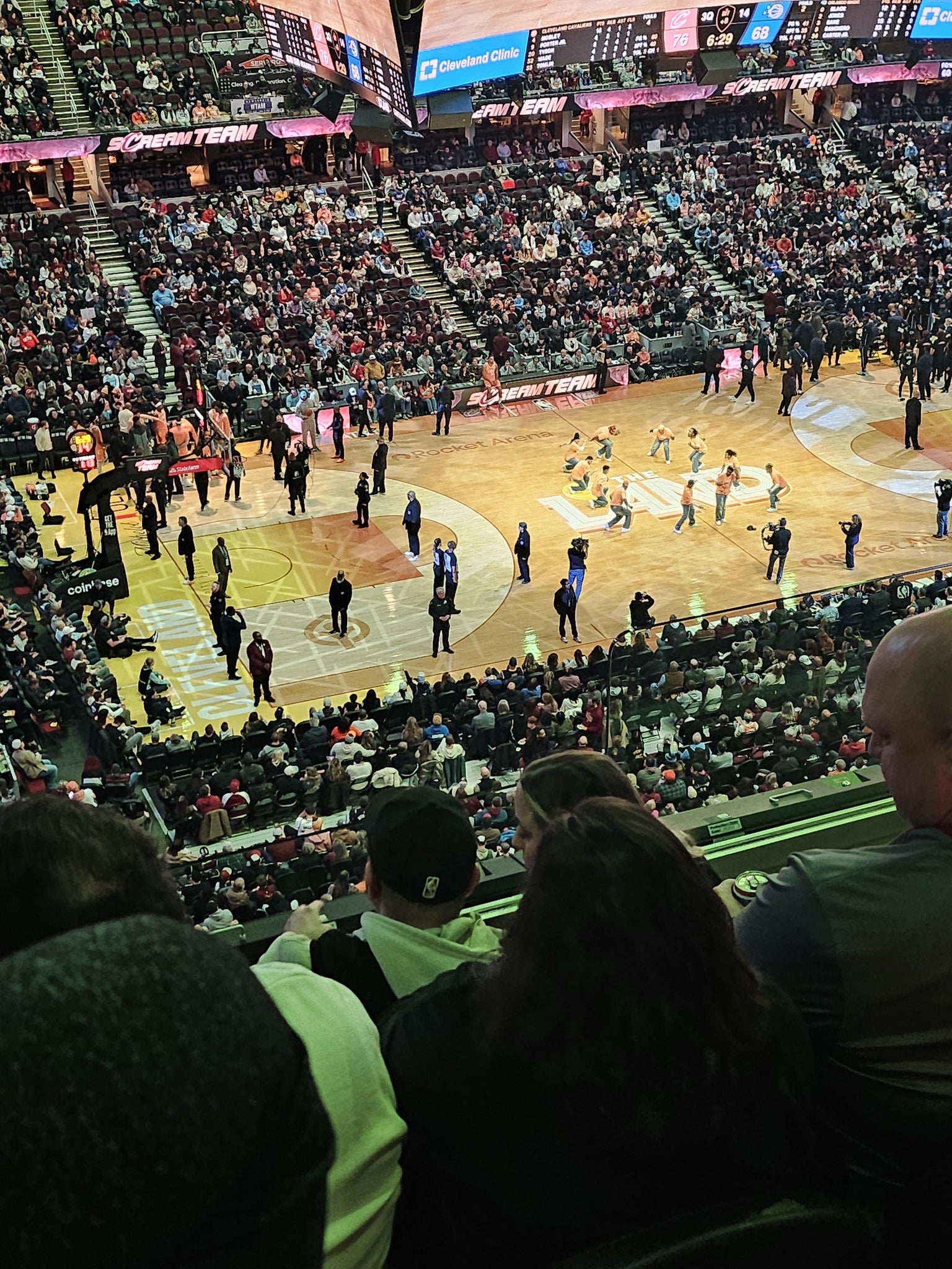 Real Fan View taken from Section 226 at Rocket Arena by Raphael T