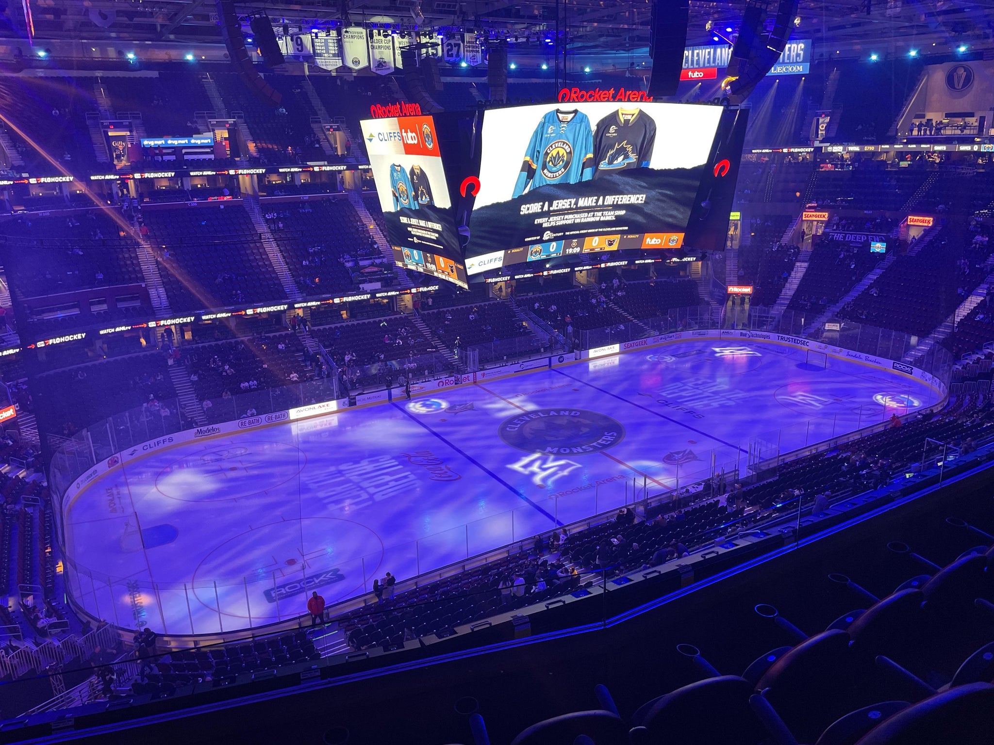 Real Fan View taken from Section 226 at Rocket Arena by Anonymous User
