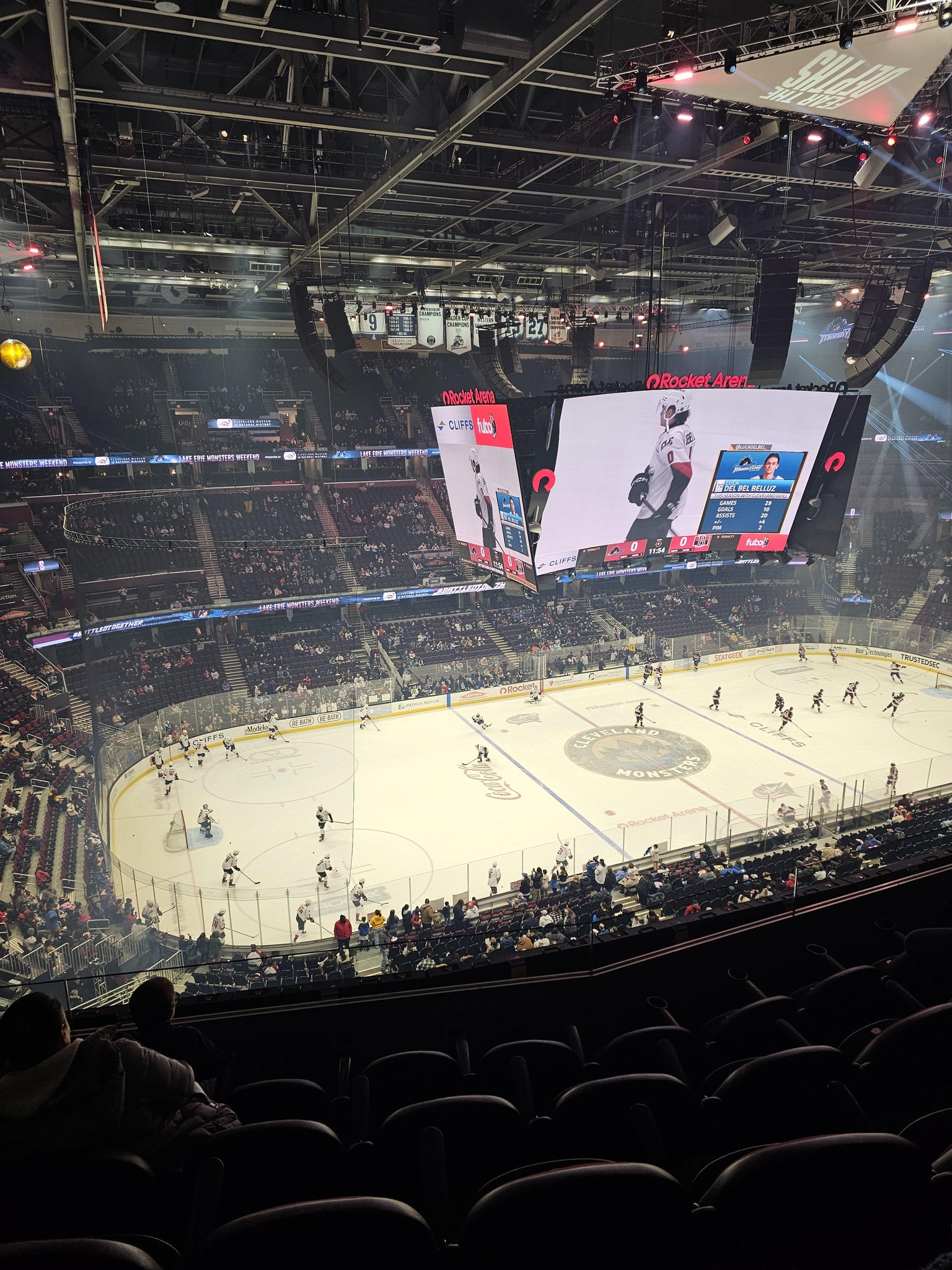 Real Fan View taken from Section 226 at Rocket Arena by Alana S