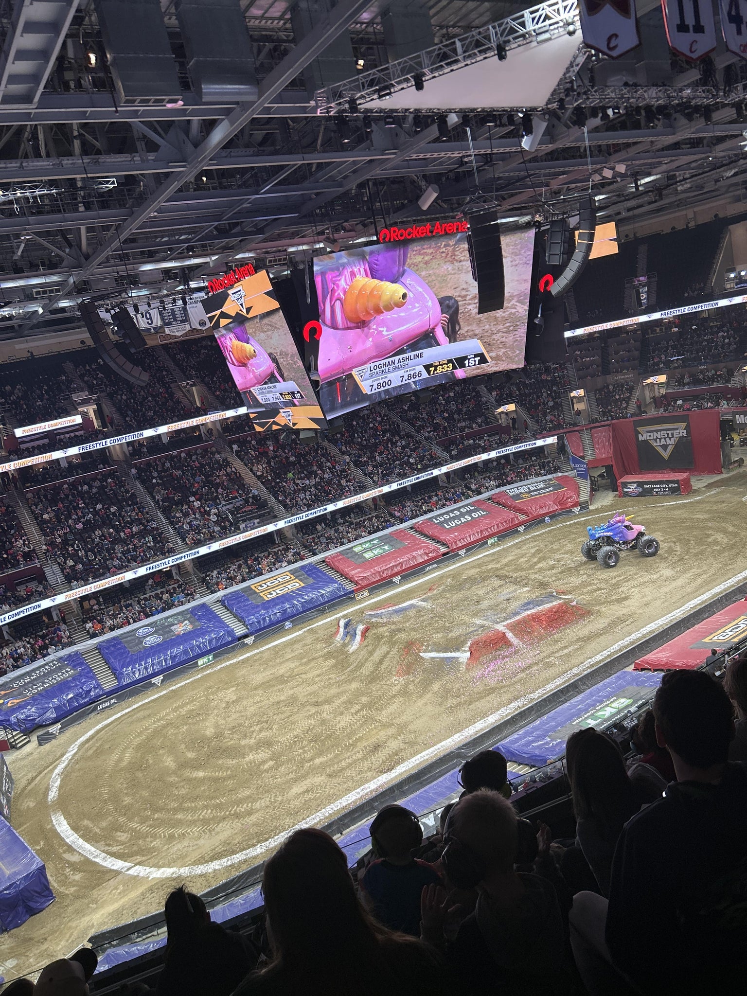 Real Fan View taken from Section 226 at Rocket Arena by Victoria B