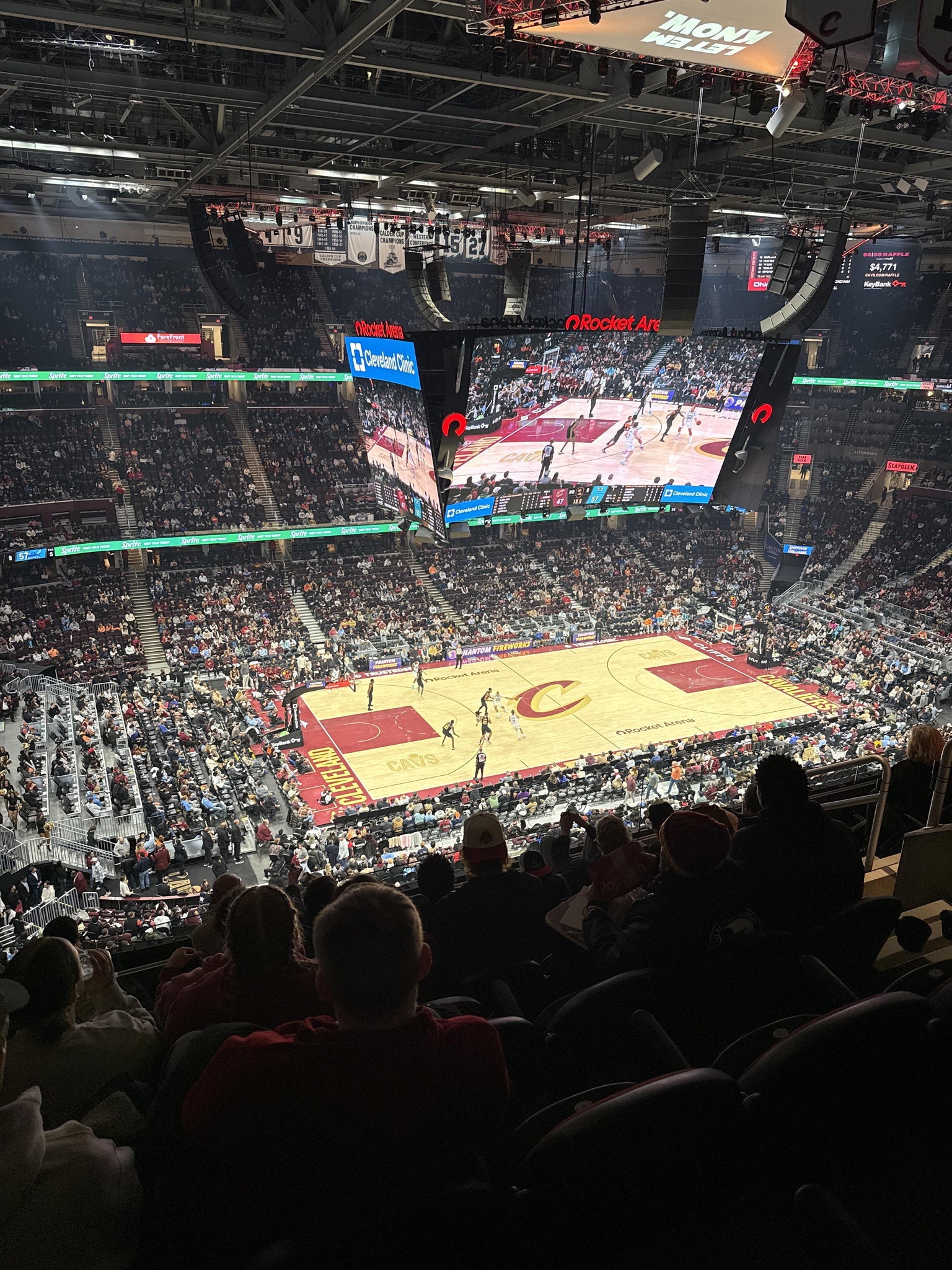 Real Fan View taken from Section 226 at Rocket Arena by Gabriel  D
