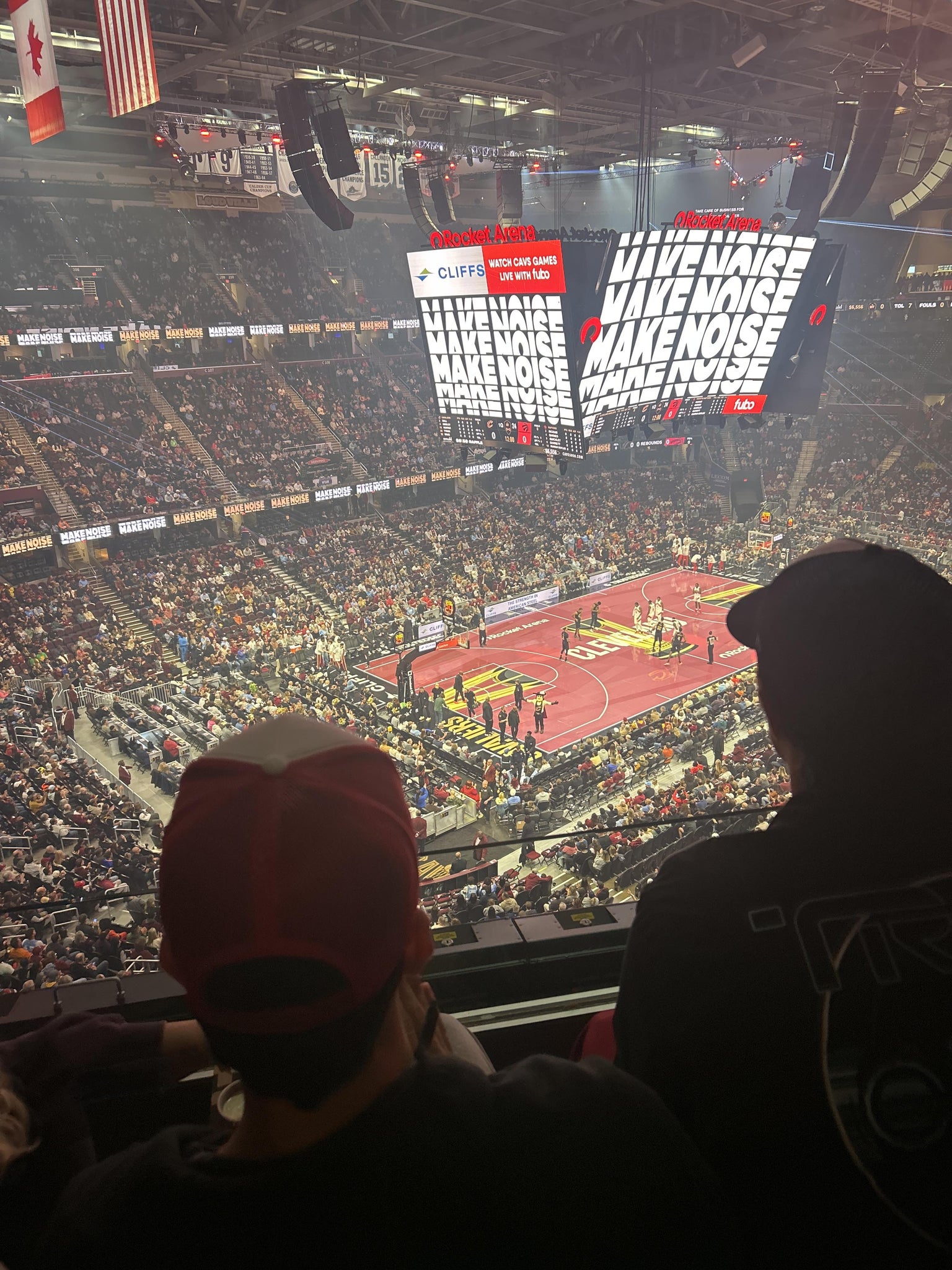 Vue réelle des fans prise de la Section 228 au site Rocket Arena par Jacquee H