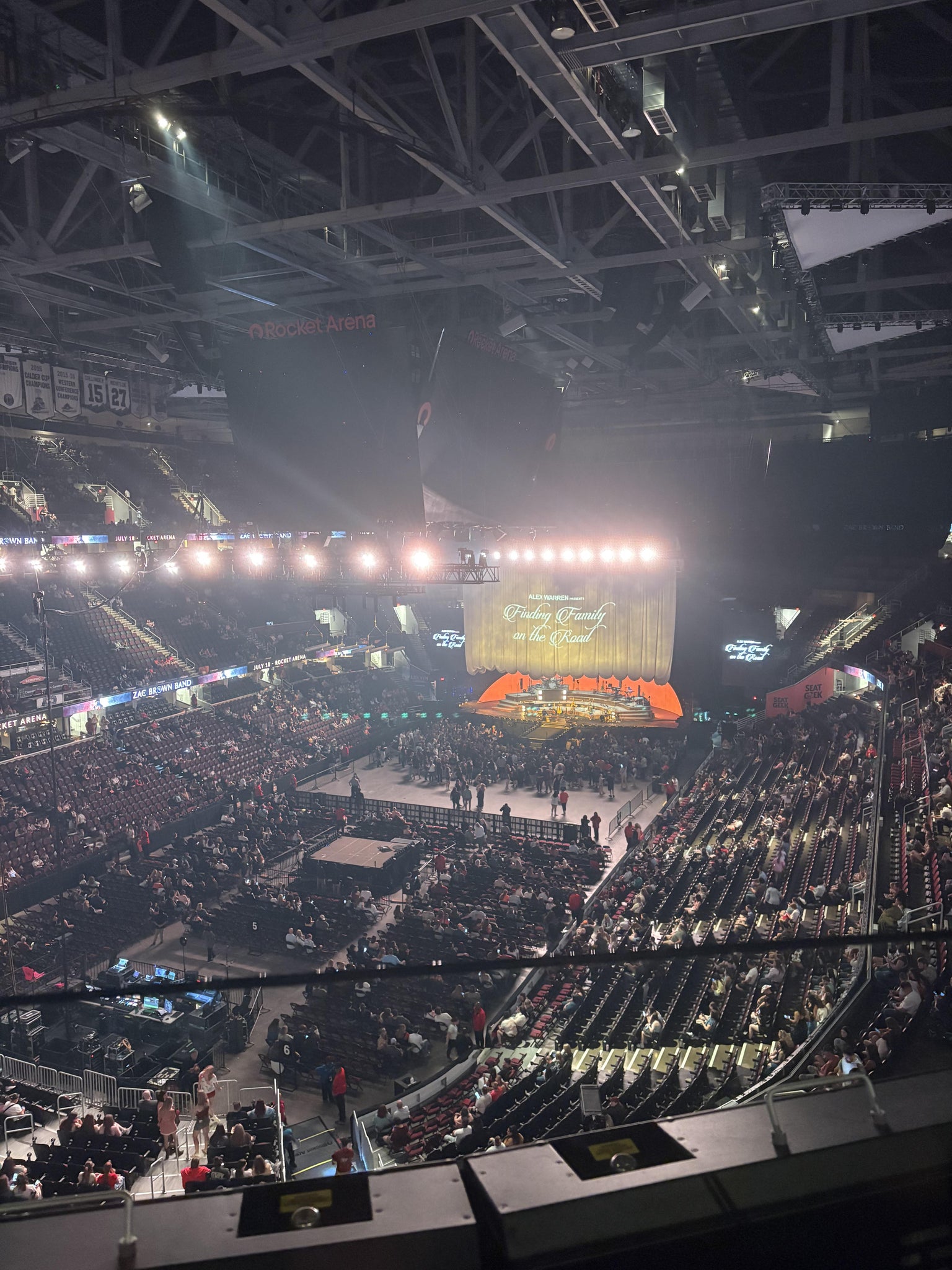 Real Fan View taken from Section 229 at Rocket Arena by Alyssa I