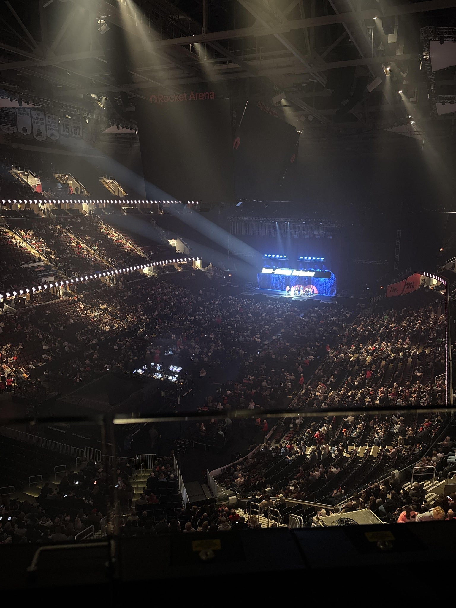 Real Fan View taken from Section 229 at Rocket Arena by Sheena M