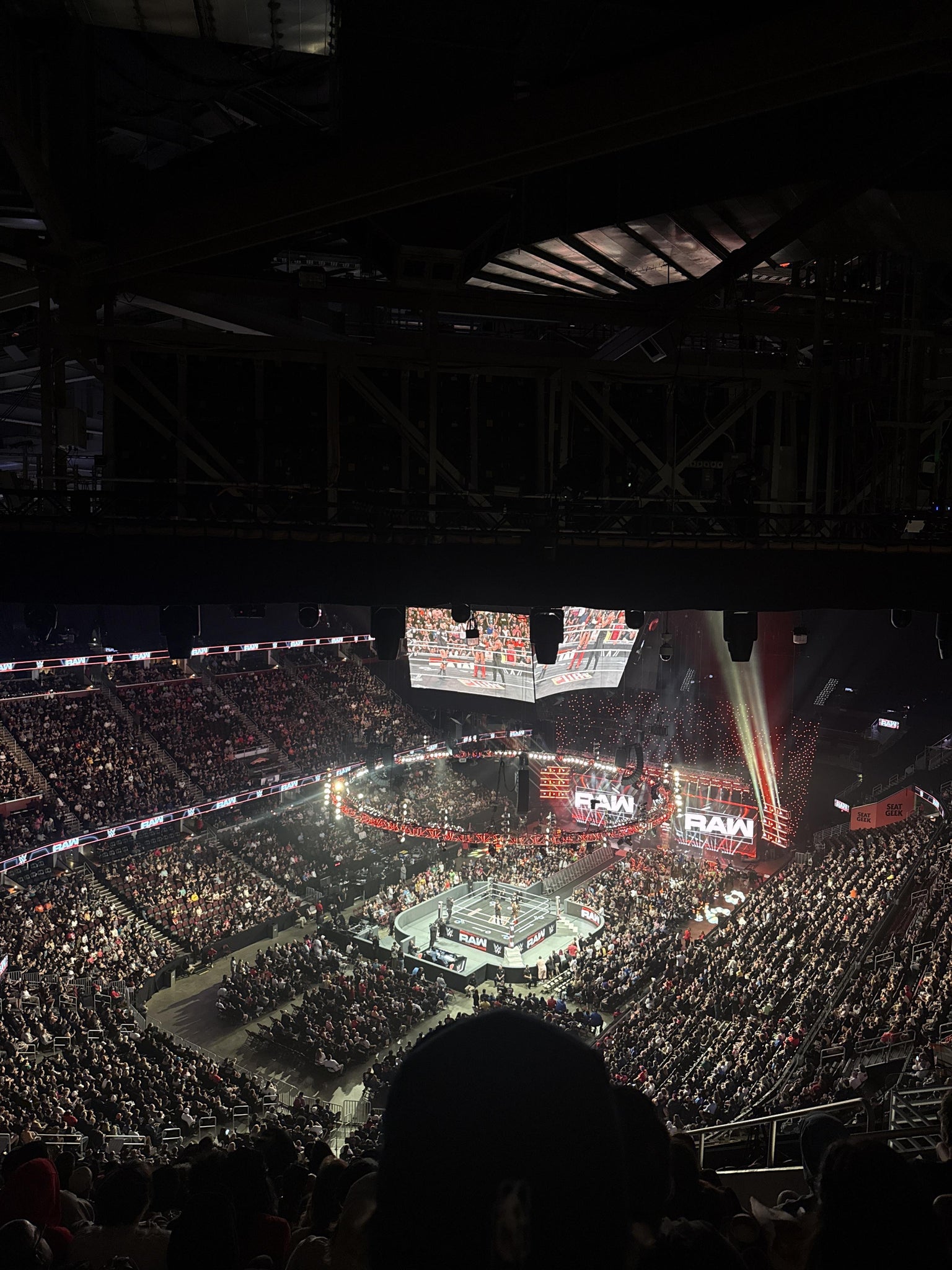 Real Fan View taken from Section 229 at Rocket Arena by Victor manuel E
