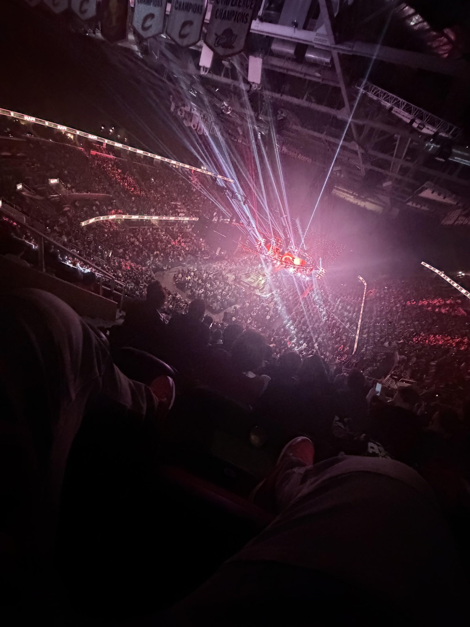 Real Fan View taken from Section 229 at Rocket Arena by Rocky M