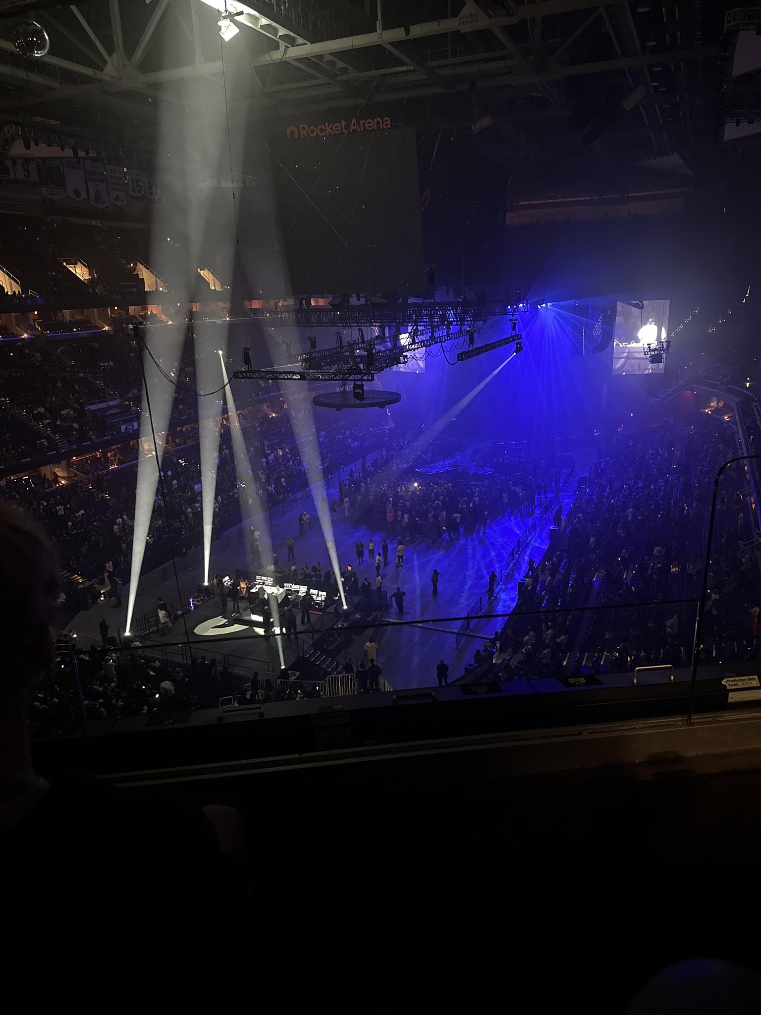 Real Fan View taken from Section 230 at Rocket Arena by Michaela G