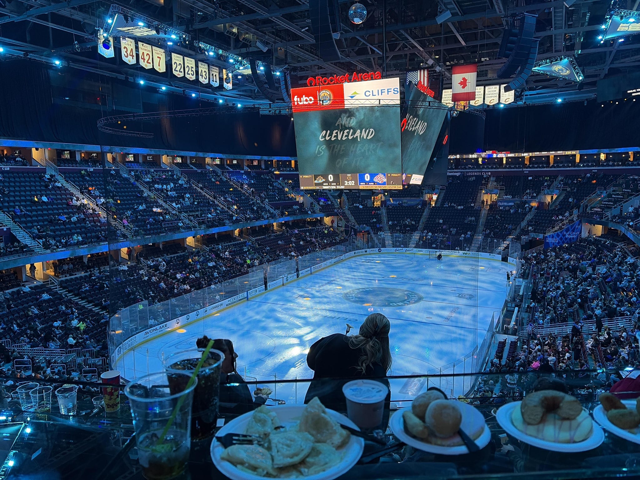 Real Fan View taken from Arena 1 at Rocket Arena by Lindsay mikaella S