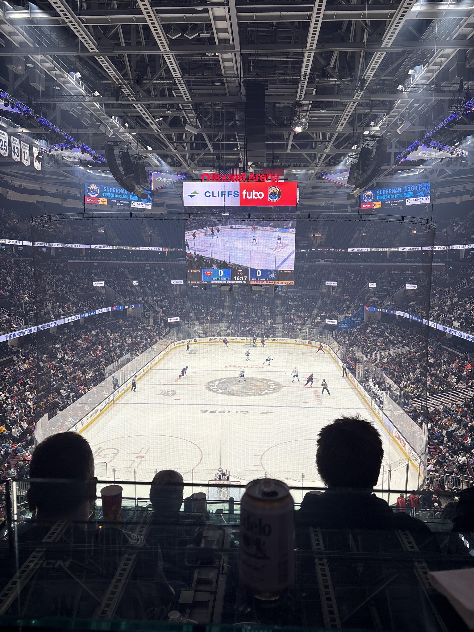 Real Fan View taken from Arena 2 at Rocket Arena by Bryant L