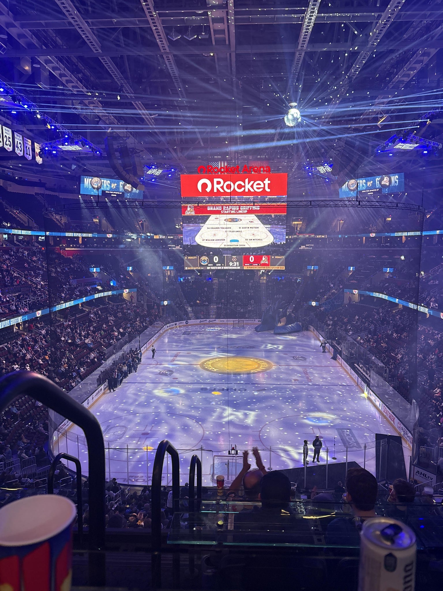Real Fan View taken from Arena 2 at Rocket Arena by Bryant L