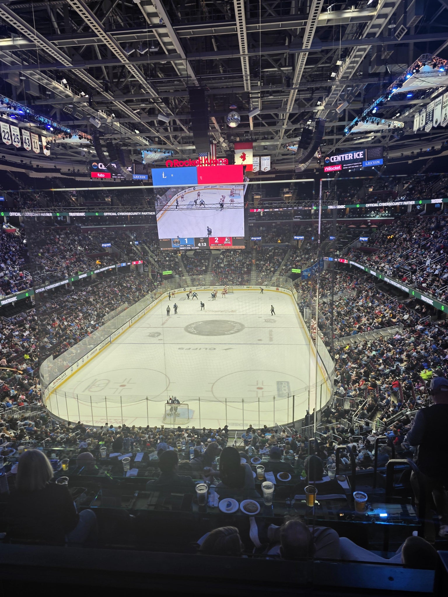Real Fan View taken from Arena 2 at Rocket Arena by Adam K