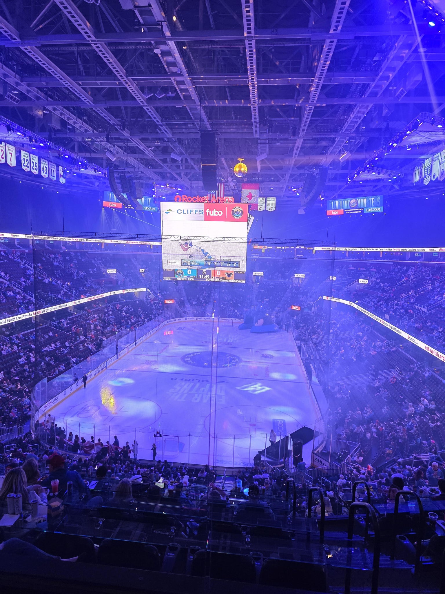 Real Fan View taken from Arena 2 at Rocket Arena by Adam K