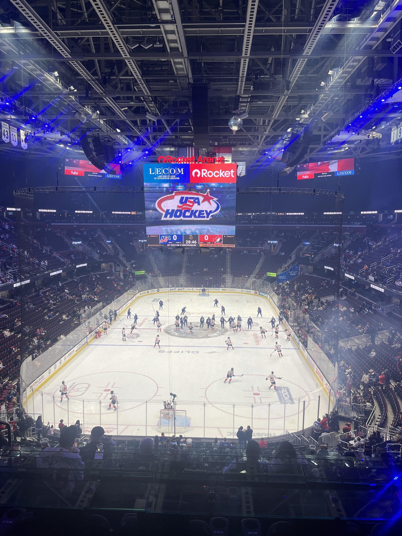 Real Fan View taken from Arena 2 at Rocket Arena by Brandon G
