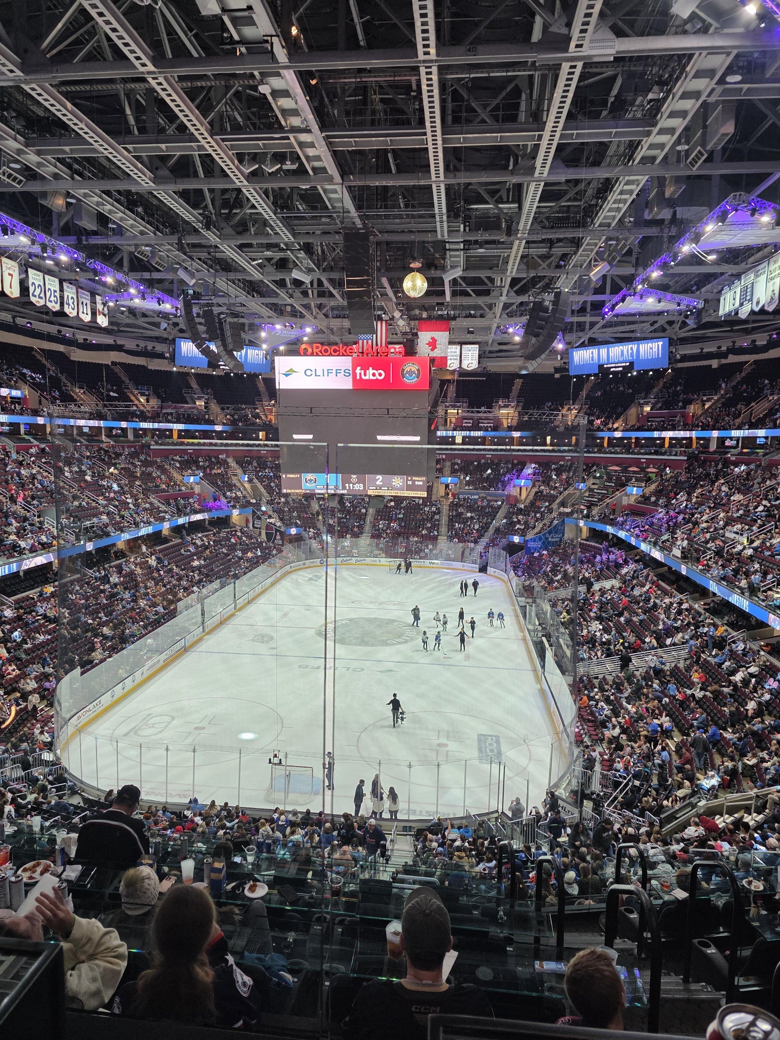 Real Fan View taken from Arena 2 at Rocket Arena by Adam K