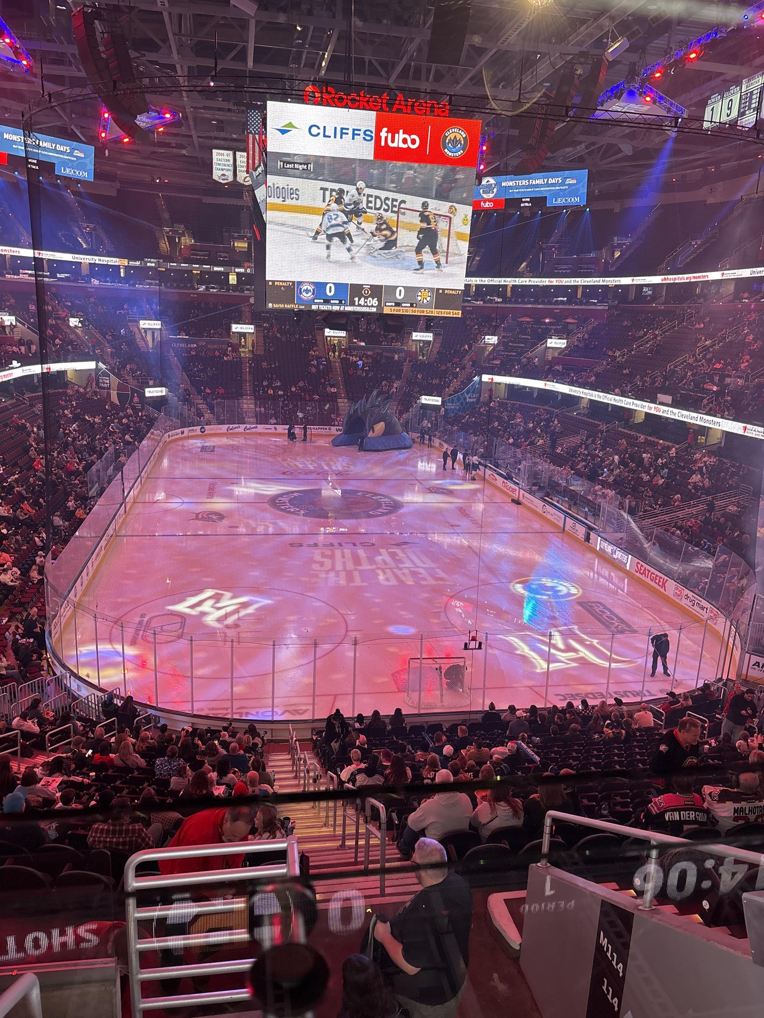 Real Fan View taken from Arena 3 at Rocket Arena by John N