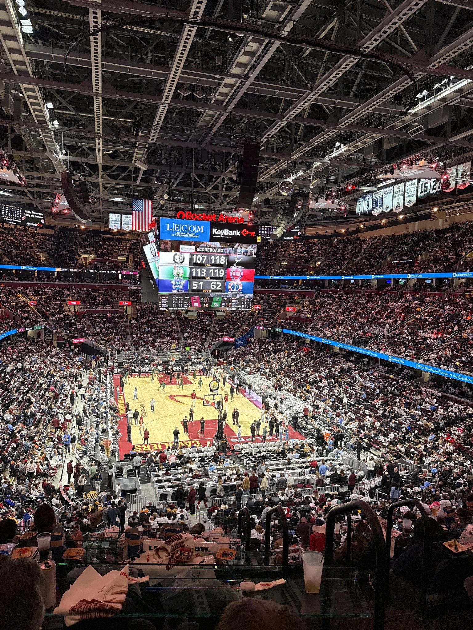 Real Fan View taken from Arena 4 at Rocket Arena by Eboni S