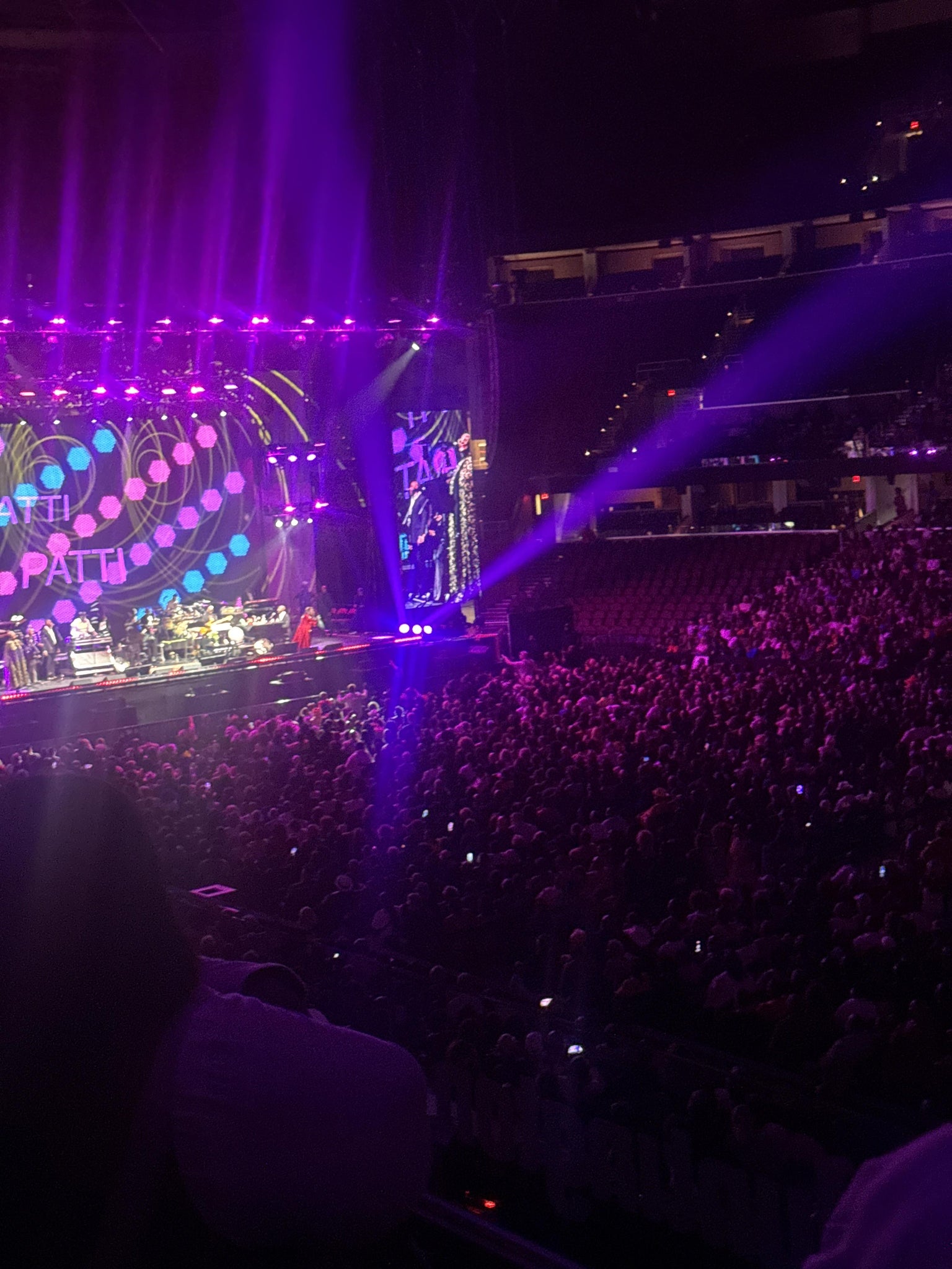 Real Fan View taken from Club 106 at Rocket Arena by Julia J