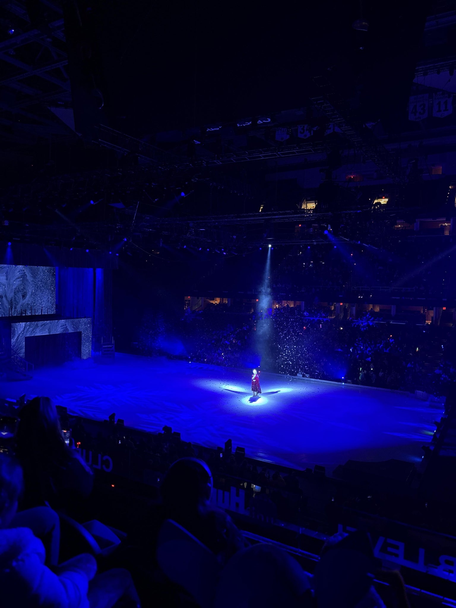 Real Fan View taken from Club 106 at Rocket Arena by Alicia W