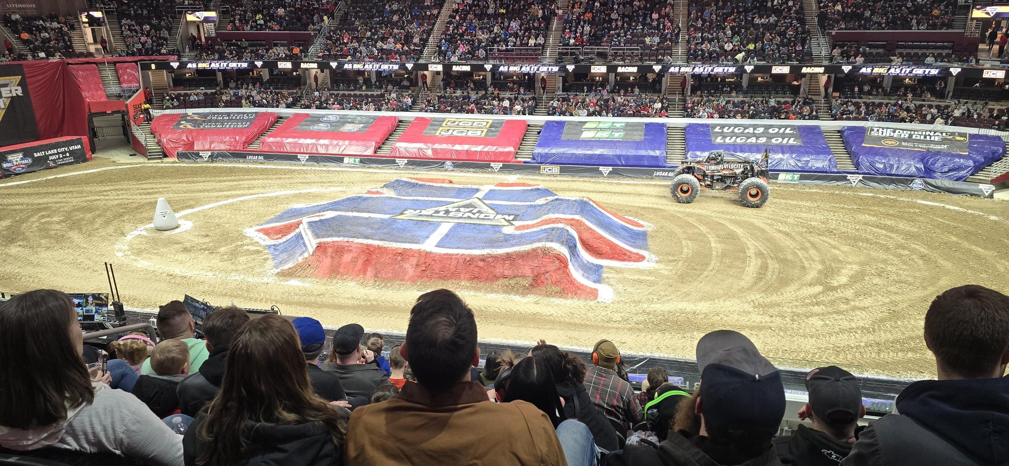 Real Fan View taken from Club 107 at Rocket Arena by Thomas B