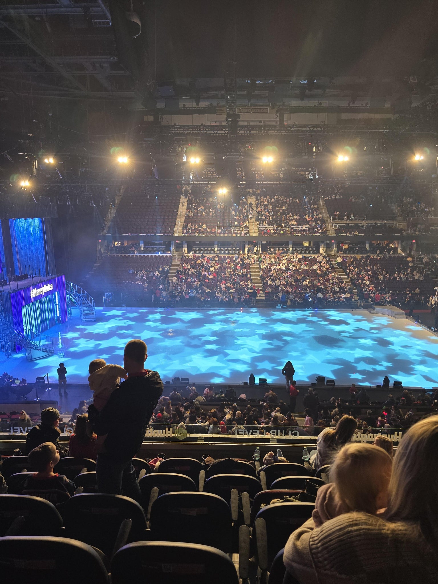 Real Fan View taken from Club 108 at Rocket Arena by Patrick R