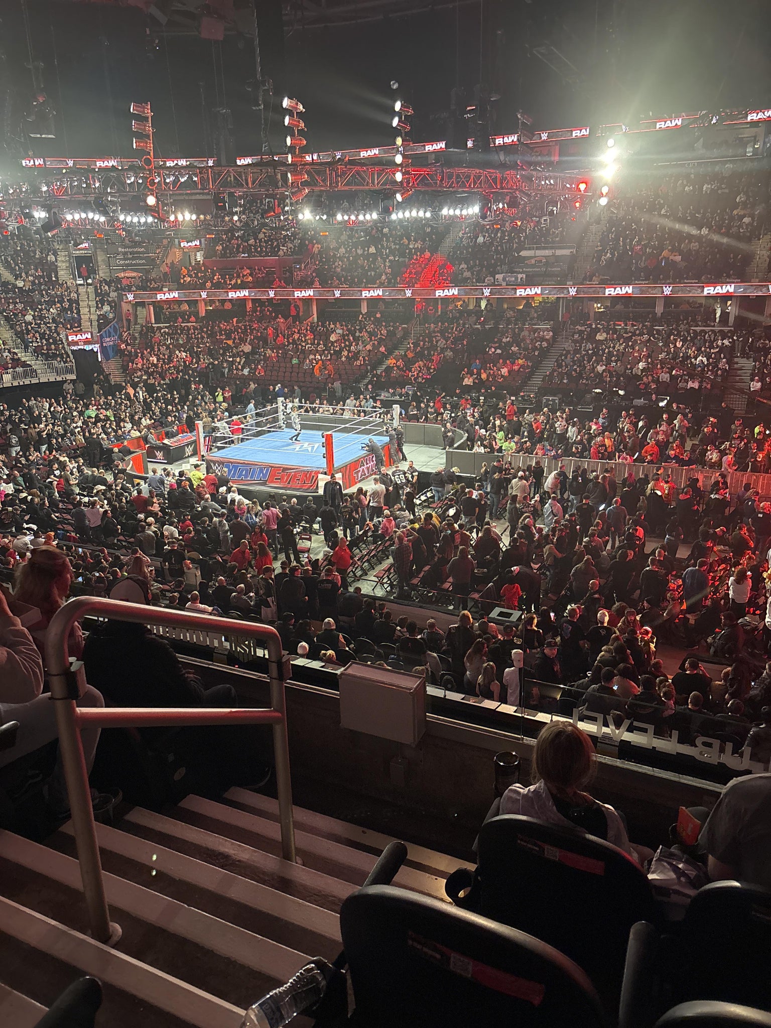 Real Fan View taken from Club 119 at Rocket Arena by Tyler K