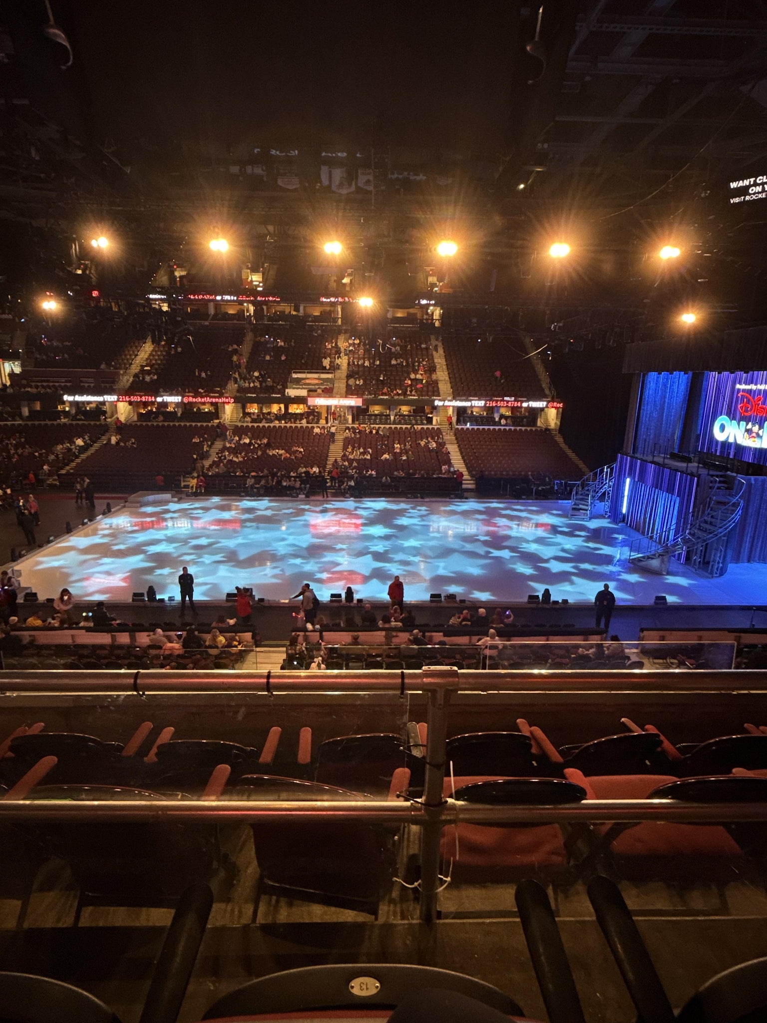 Real Fan View taken from Club 120 at Rocket Arena by Carmella P