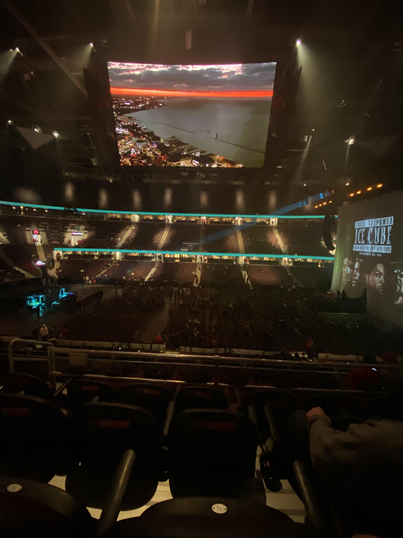 Real Fan View taken from Club 120 at Rocket Arena by Haeden S