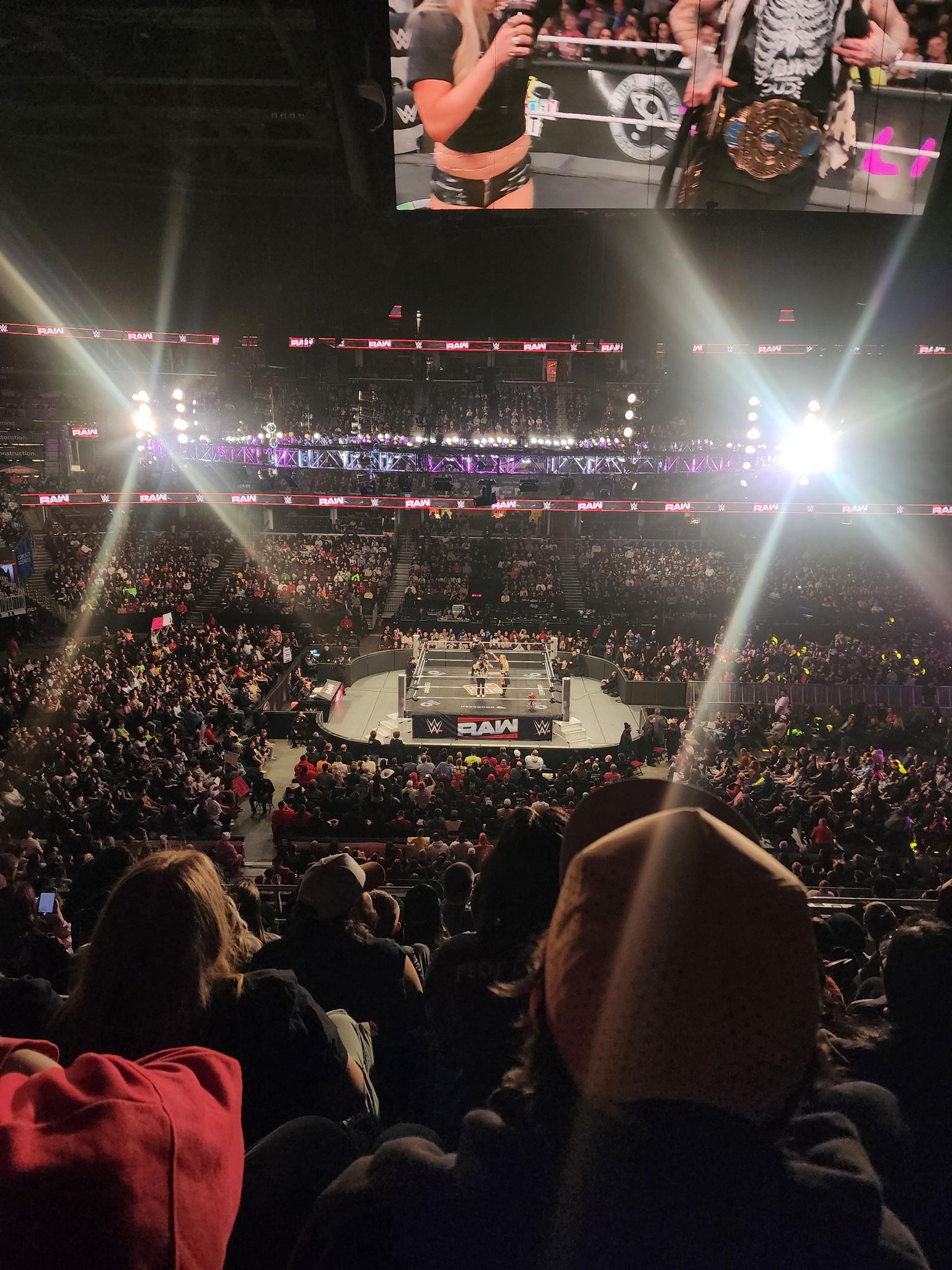 Real Fan View taken from Club 121 at Rocket Arena by Jen M