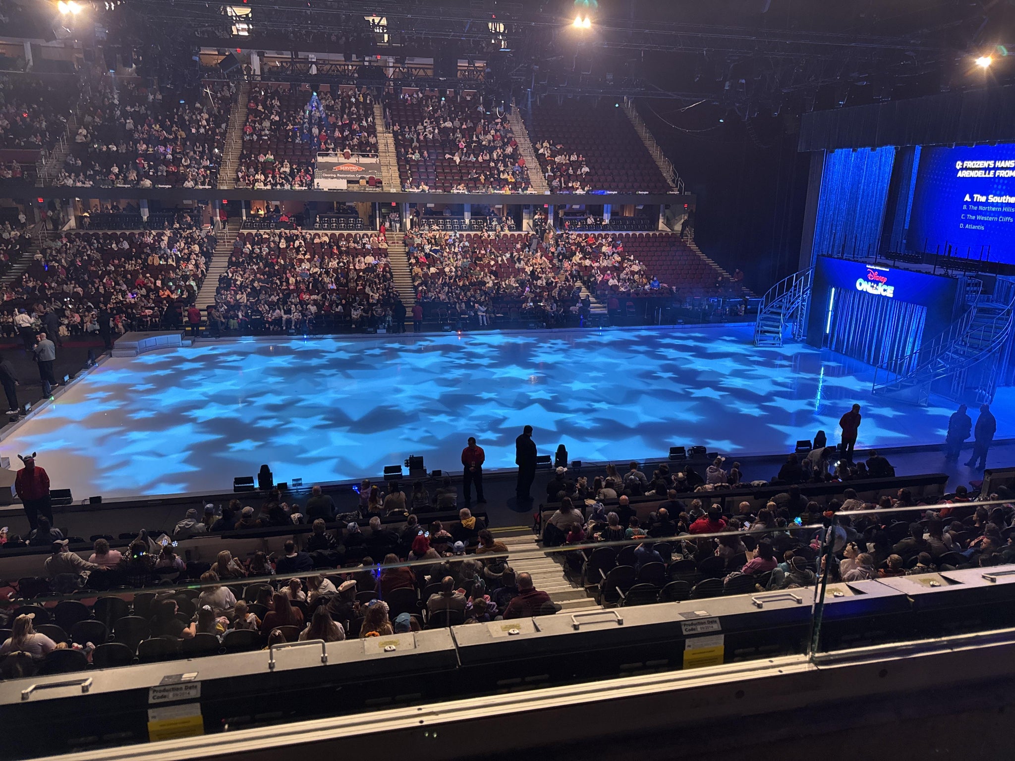Real Fan View taken from Club 121 at Rocket Arena by Joshua H