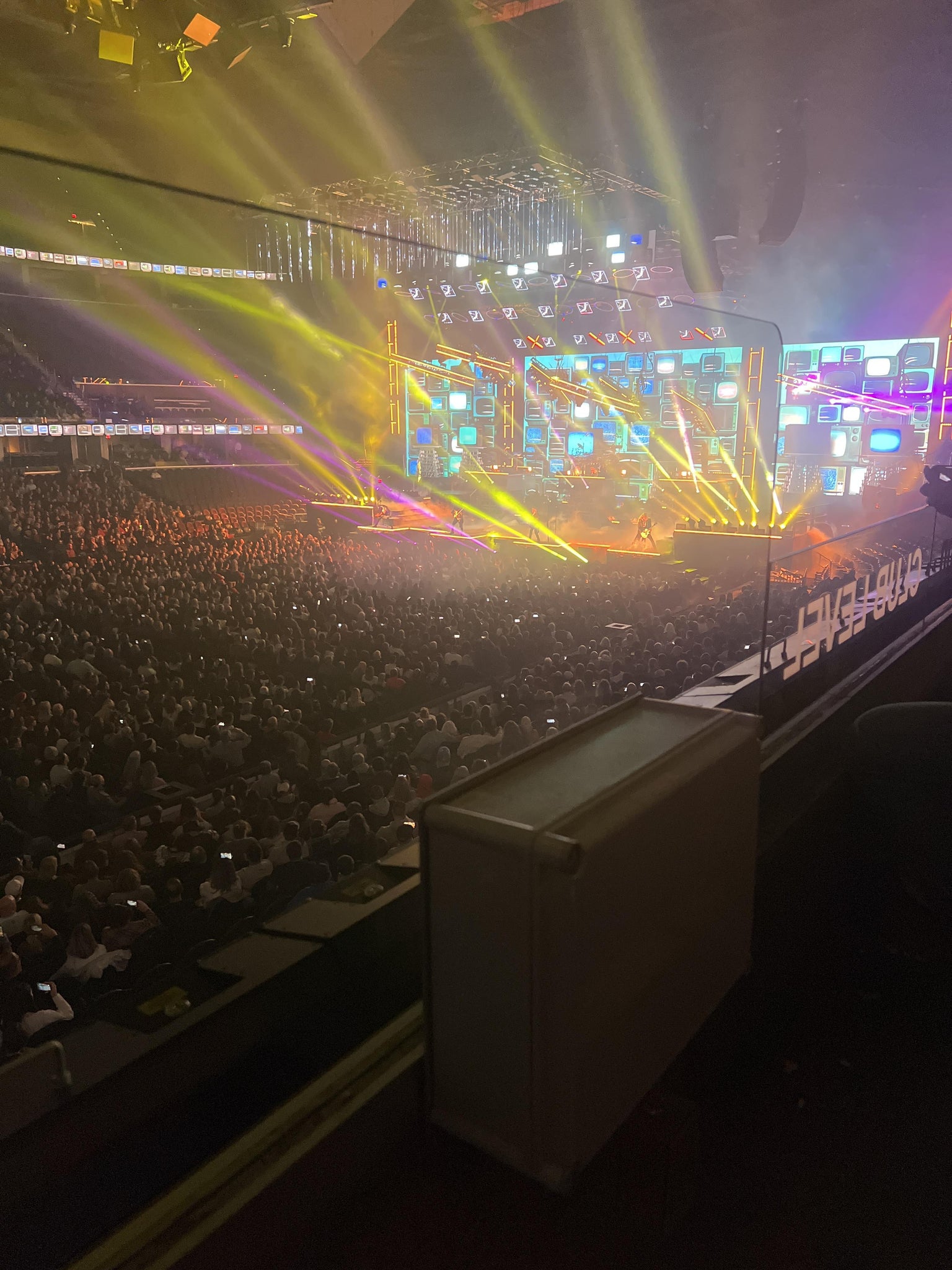 Real Fan View taken from Club 122 at Rocket Arena by James B
