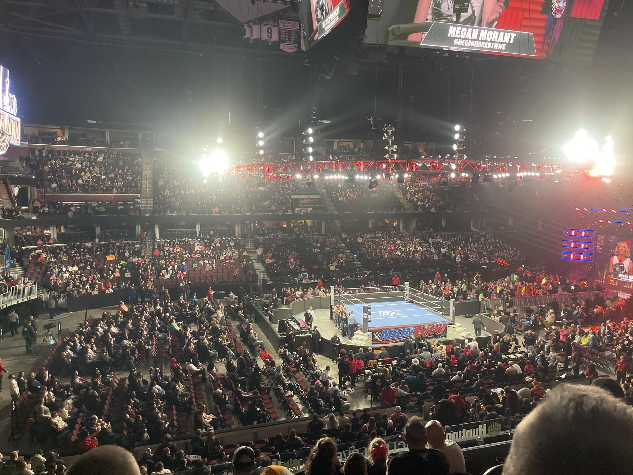 Real Fan View taken from Club 122 at Rocket Arena by Yolanda L