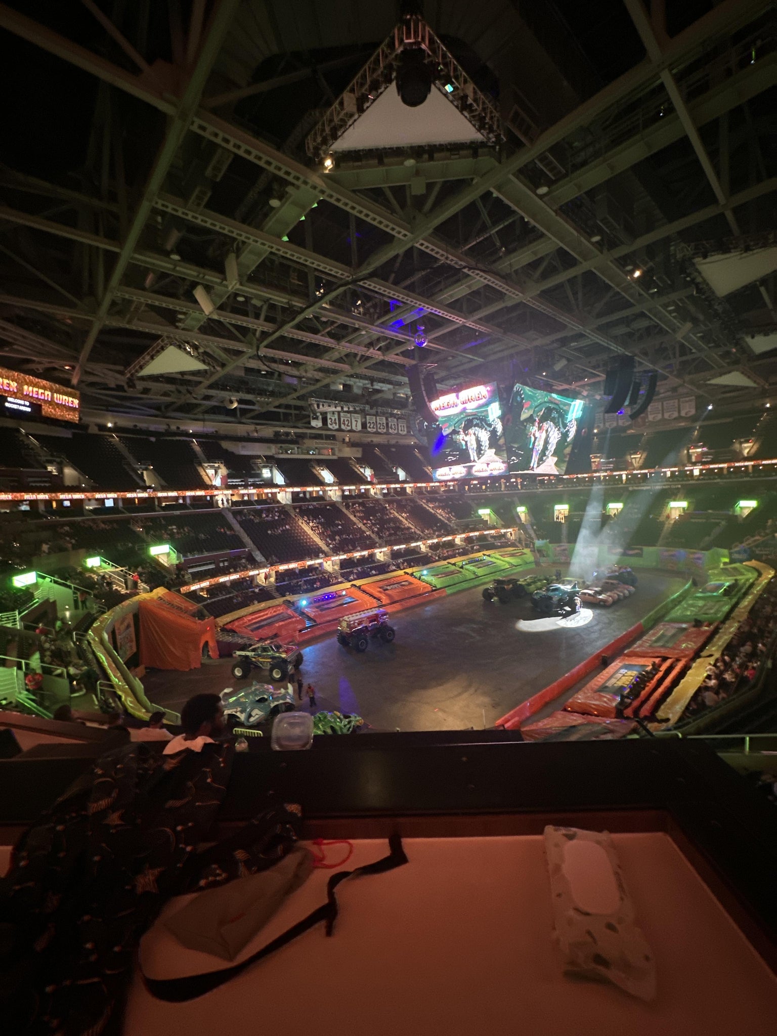 Real Fan View taken from Club Box 1 at Rocket Arena by Qushay S