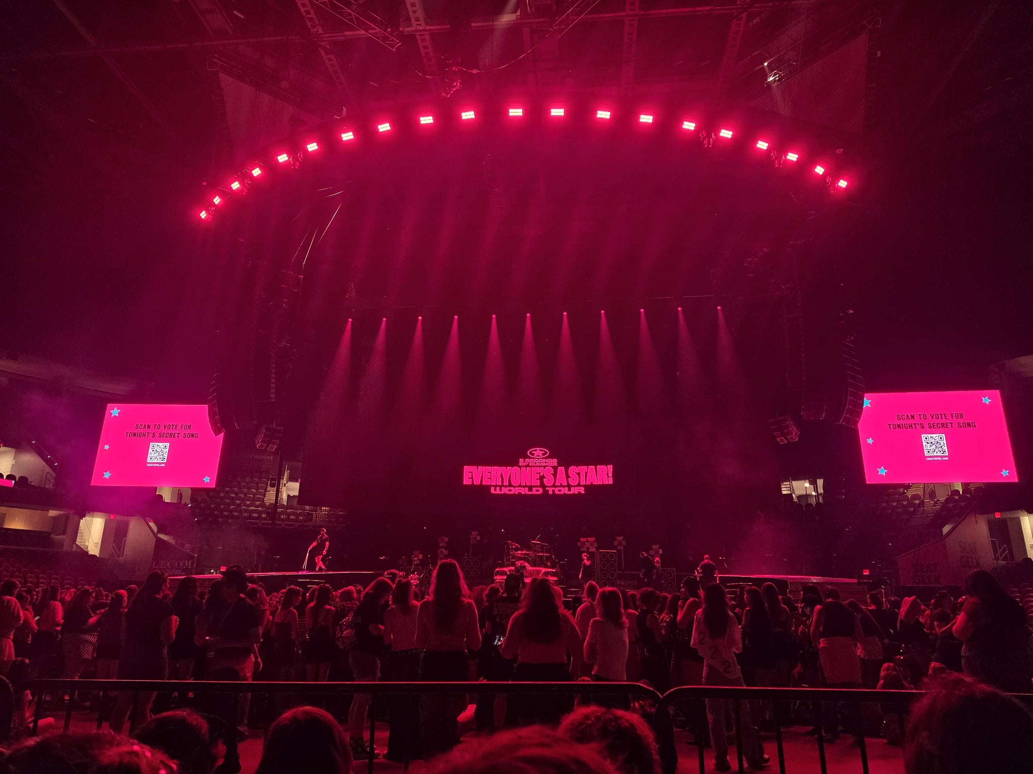 Real Fan View taken from Floor 2 at Rocket Arena by Rebaeca L