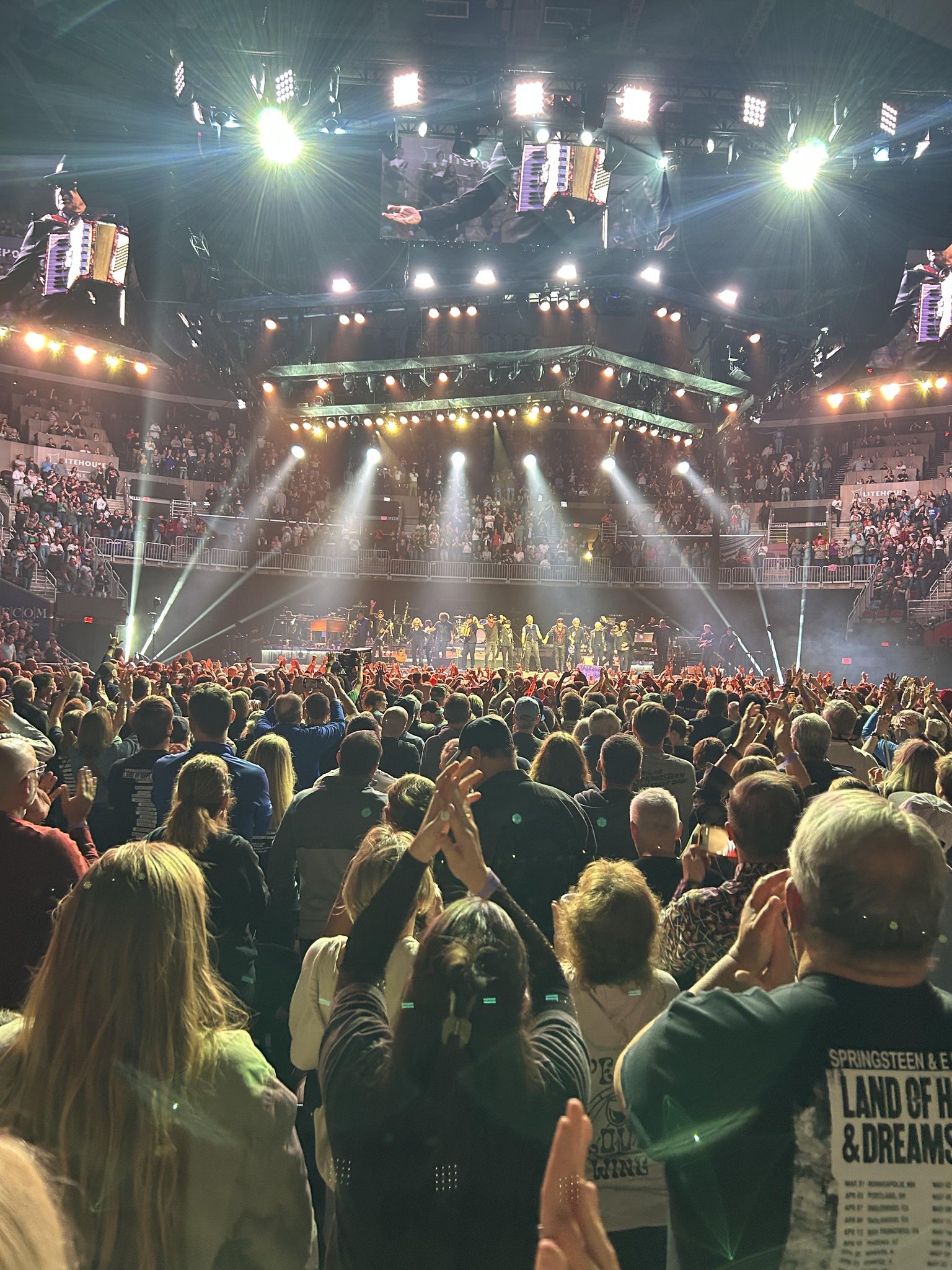 Real Fan View taken from Floor 2 at Rocket Arena by Debra J