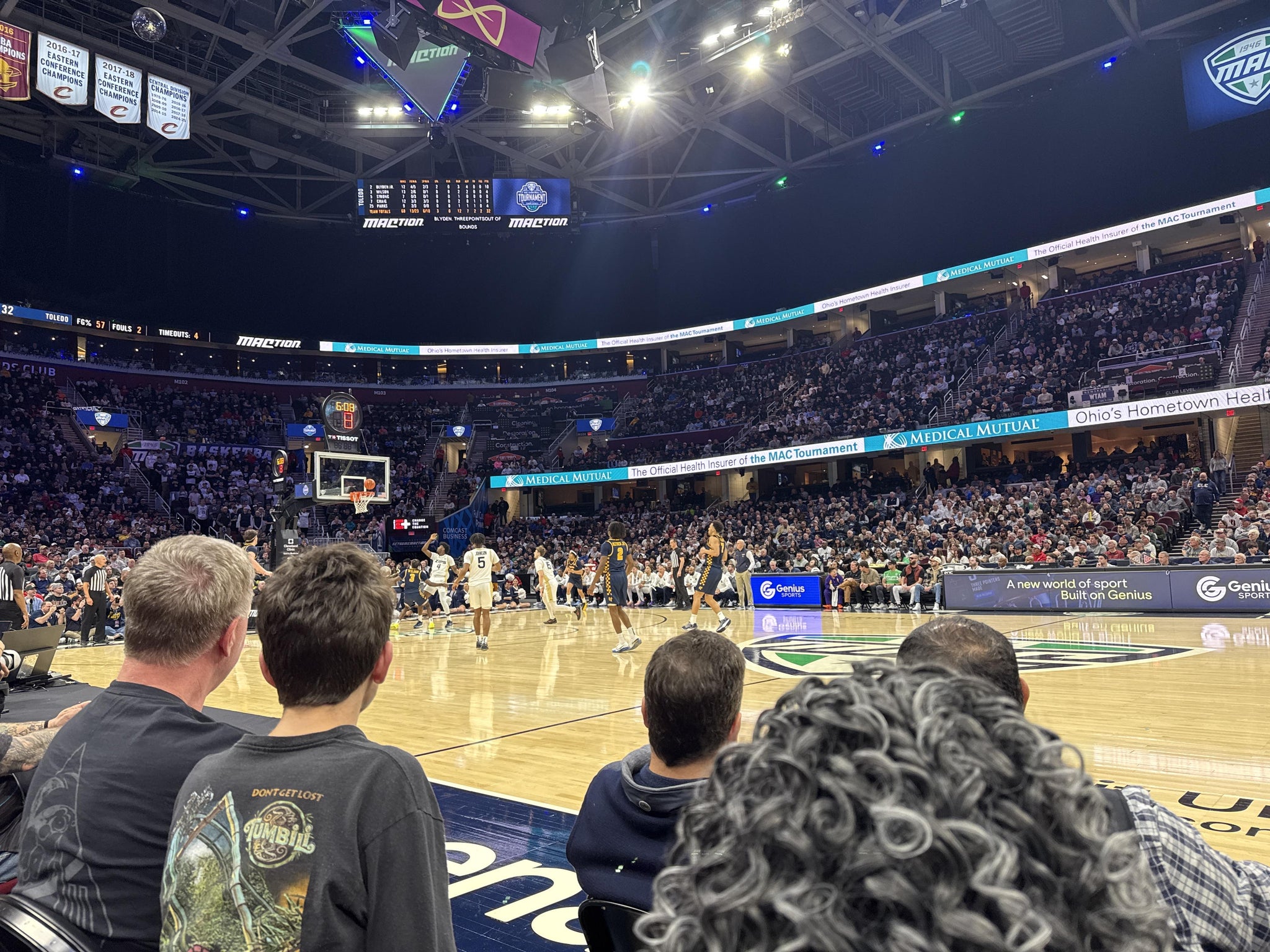 Real Fan View taken from Floor 20 at Rocket Arena by Andrew T
