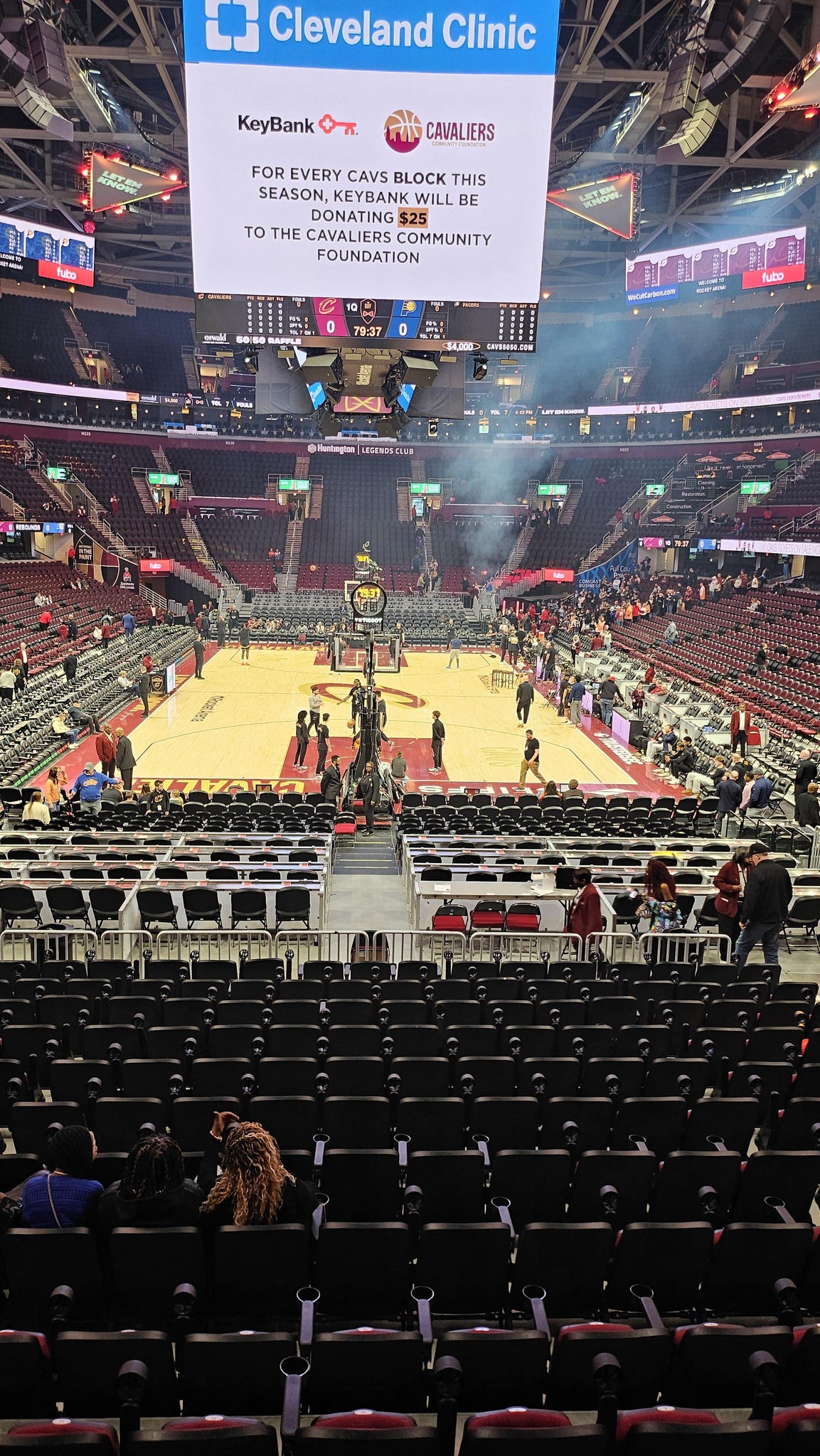 Real Fan View taken from Floor 22 at Rocket Arena by Nakita W
