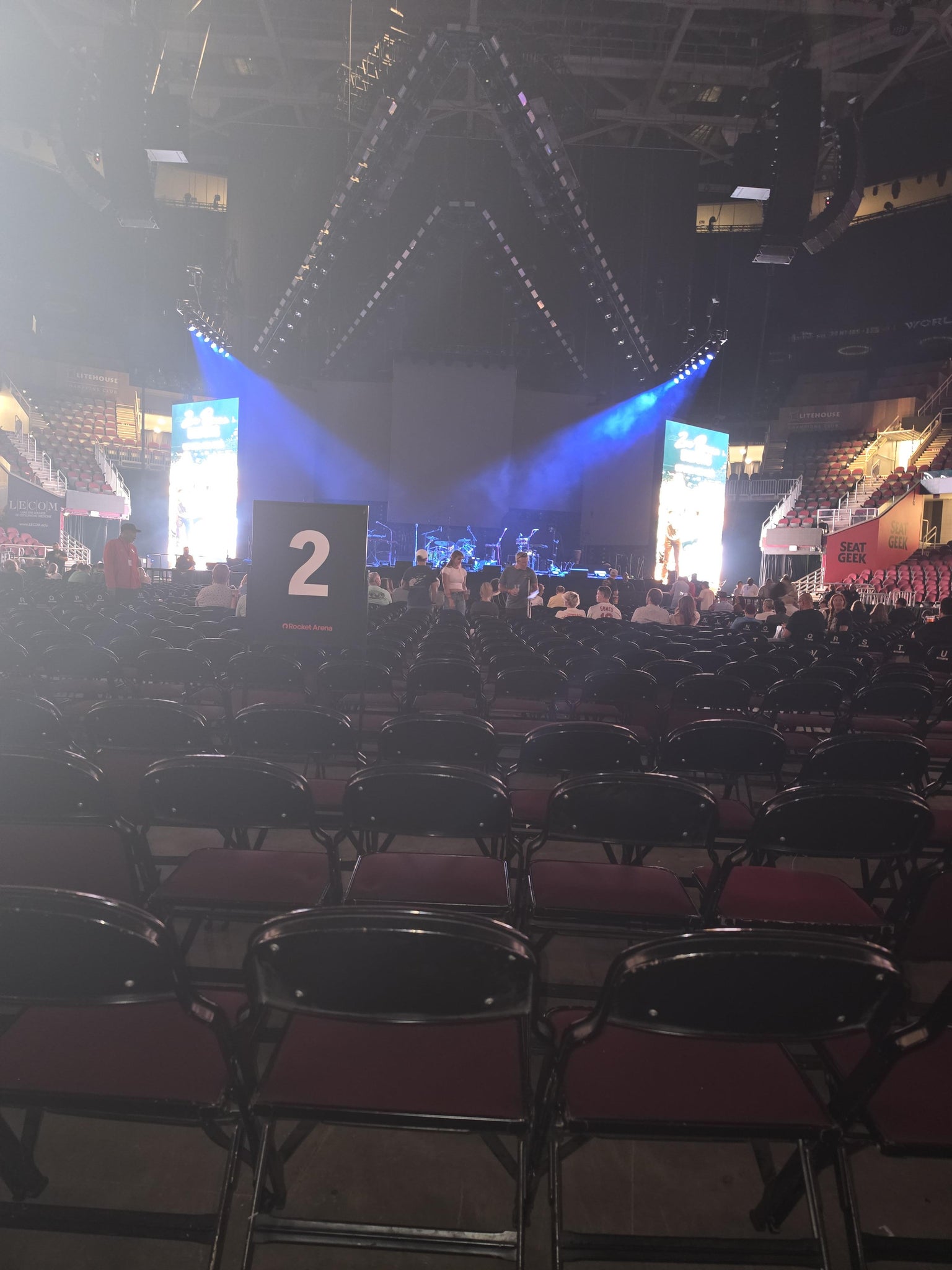 Real Fan View taken from Floor 5 at Rocket Arena by Adam K