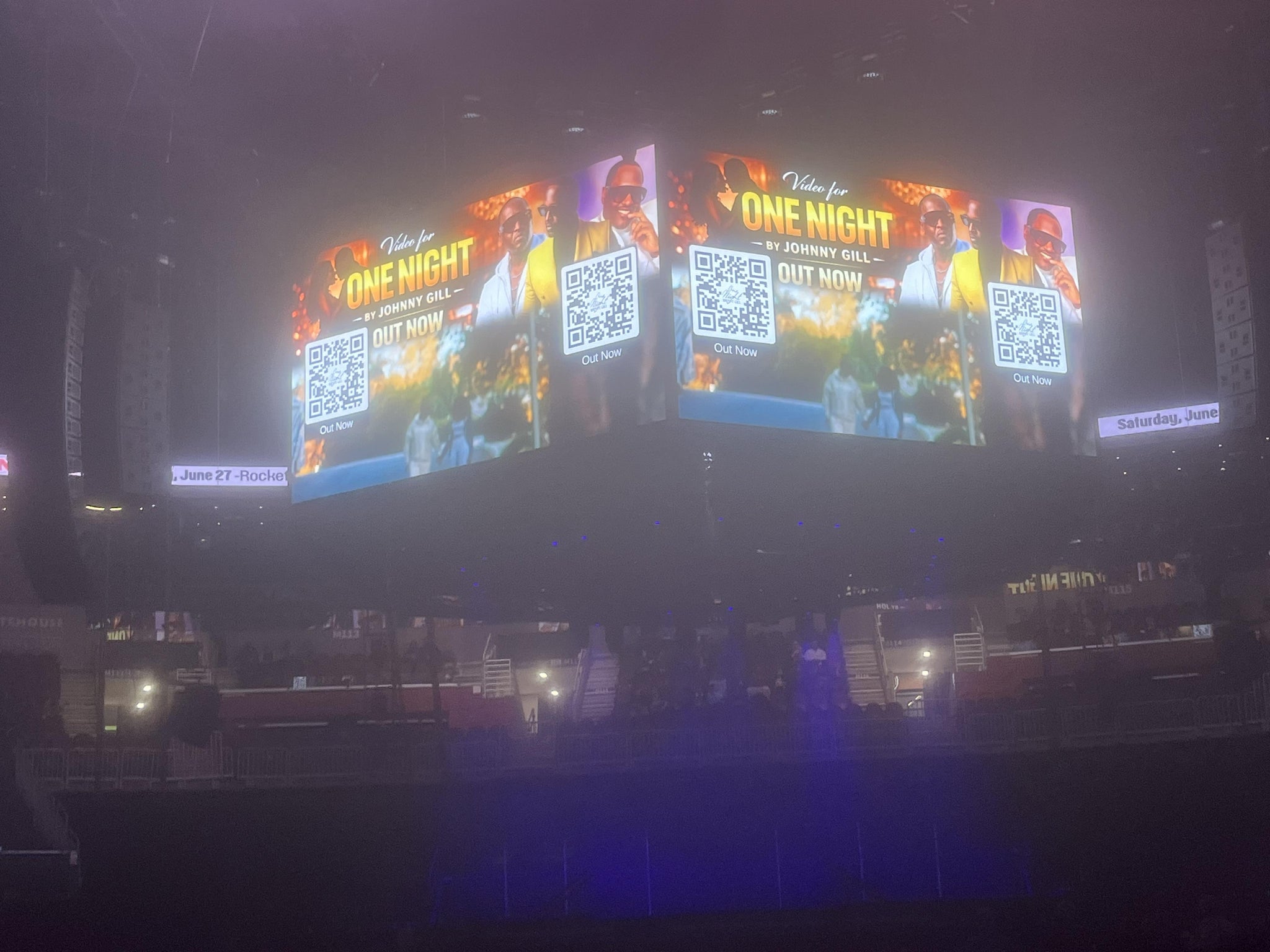 Real Fan View taken from Floor 5 at Rocket Arena by Rosetta H