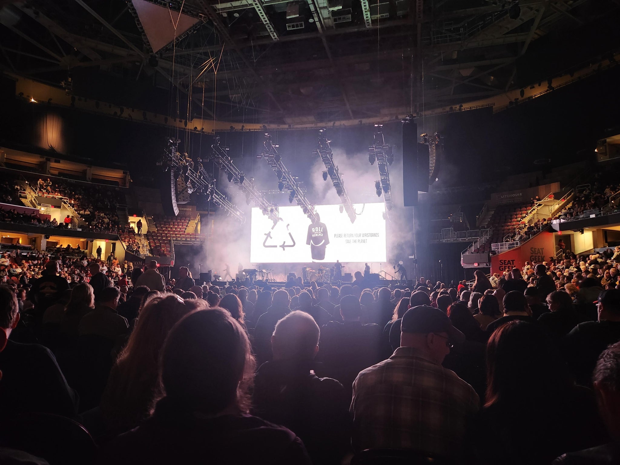 Real Fan View taken from Floor 6 at Rocket Arena by Jackie G
