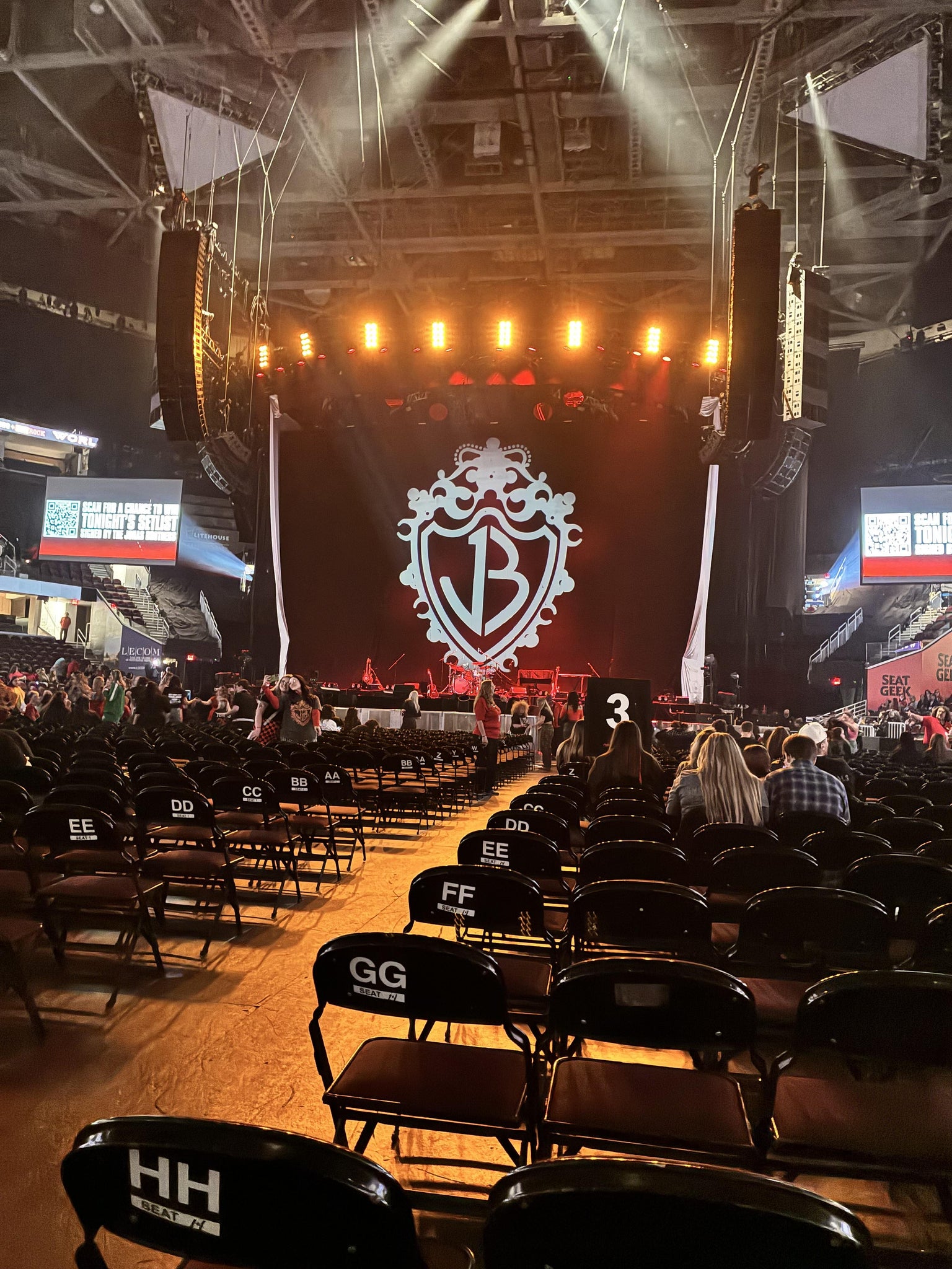 Real Fan View taken from Floor 6 at Rocket Arena by Ericka Q