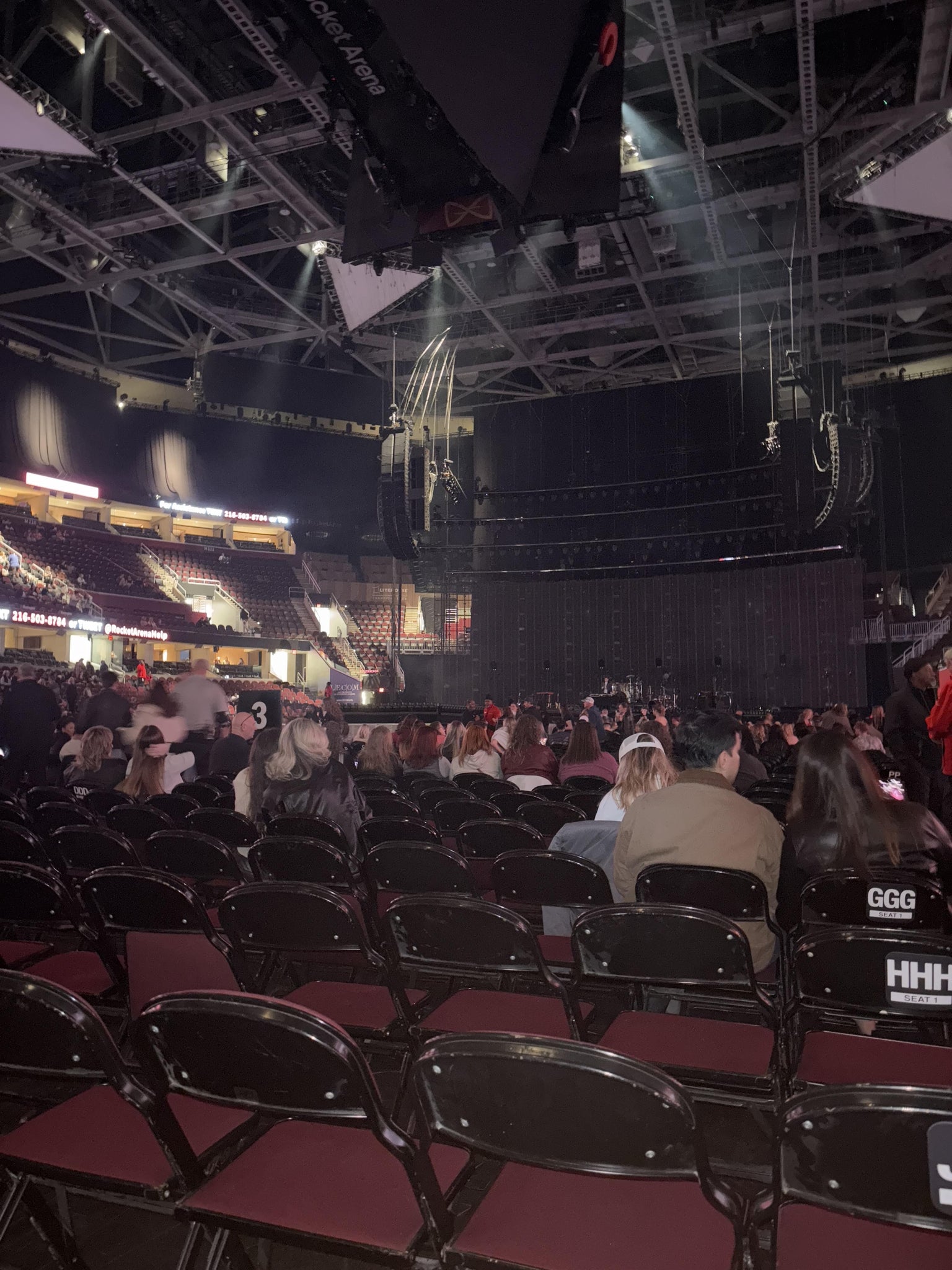 Real Fan View taken from Floor 6 at Rocket Arena by Kiara H