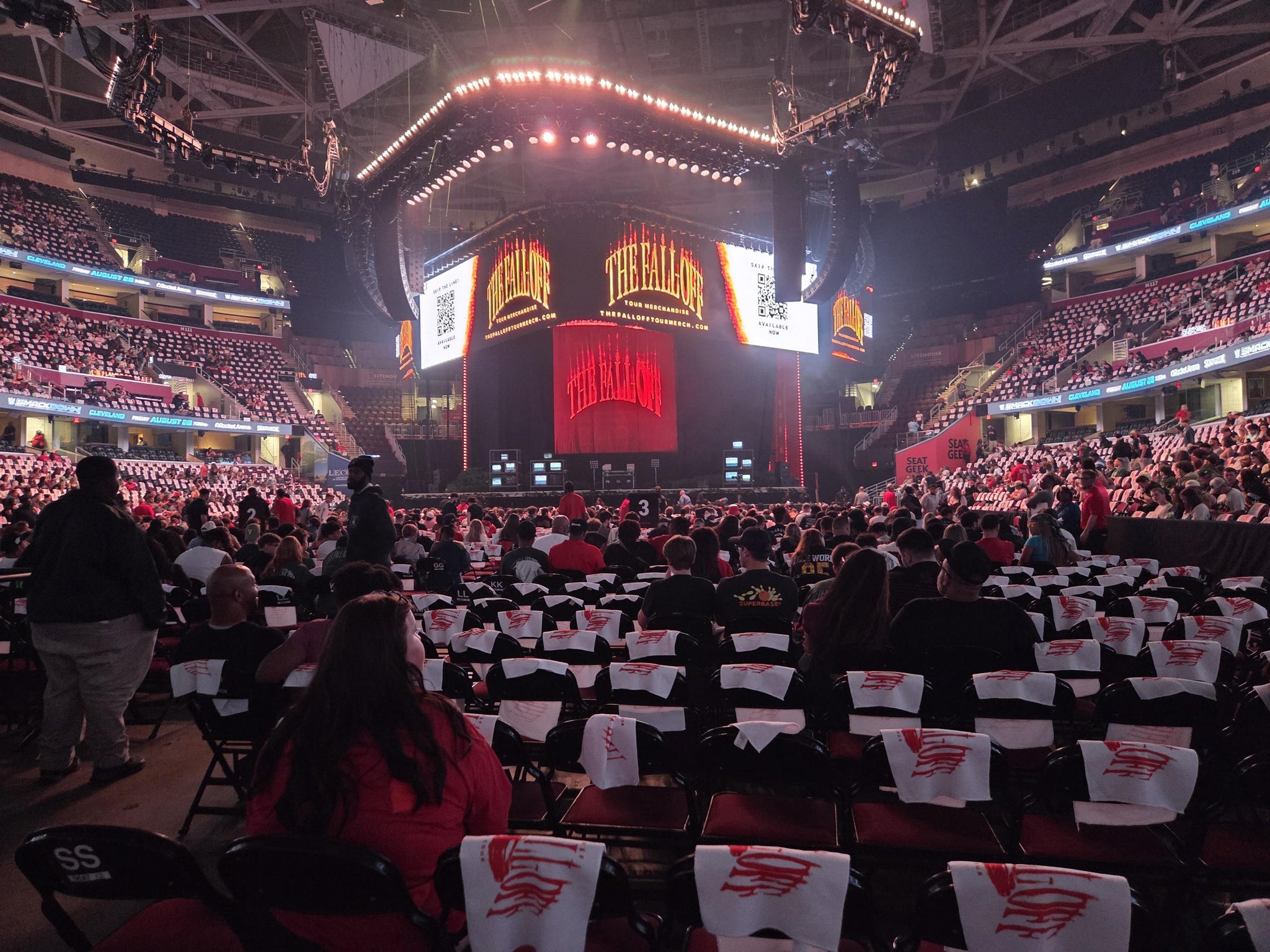 Real Fan View taken from Floor 6 at Rocket Arena by Devin S