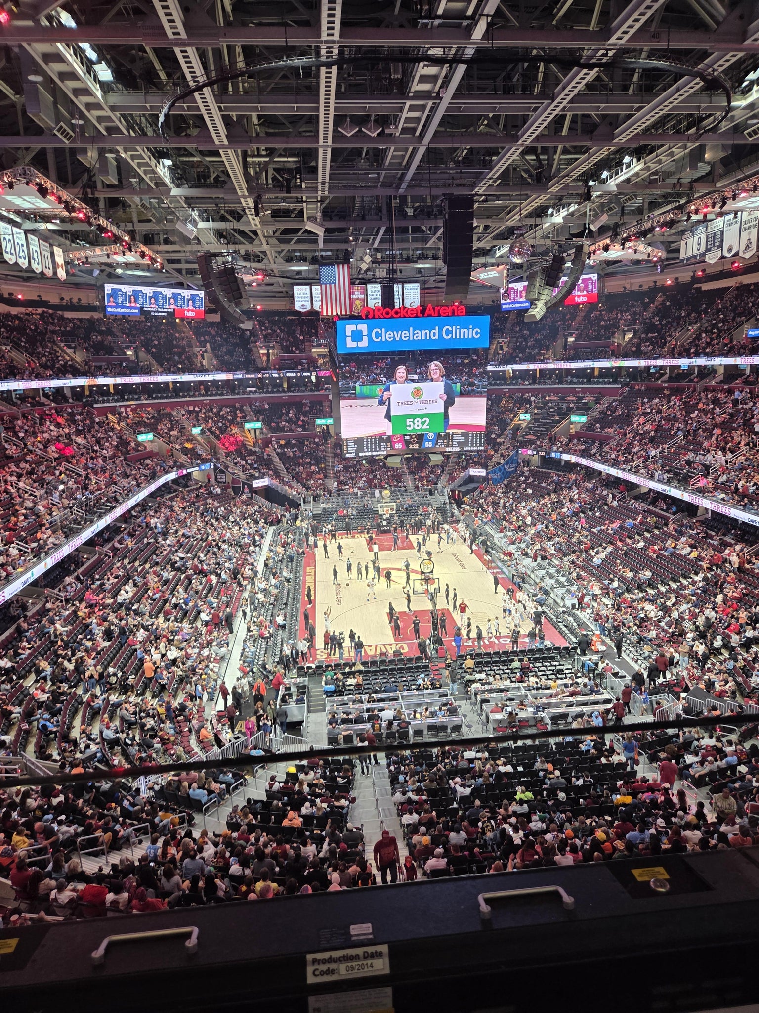 Real Fan View taken from Landing 2 at Rocket Arena by Cliff cravens C