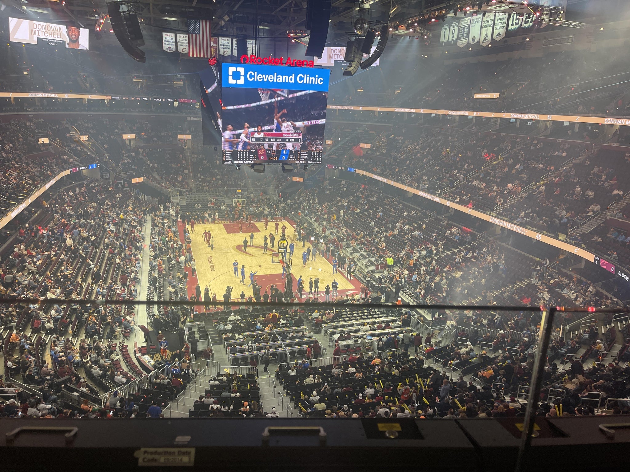 Real Fan View taken from Landing 2 at Rocket Arena by Shania B