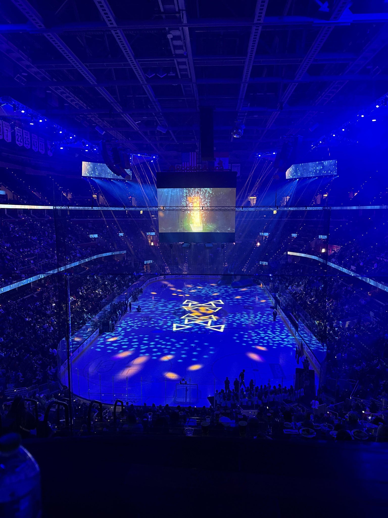 Real Fan View taken from Lounge Box 3 at Rocket Arena by Patrick H
