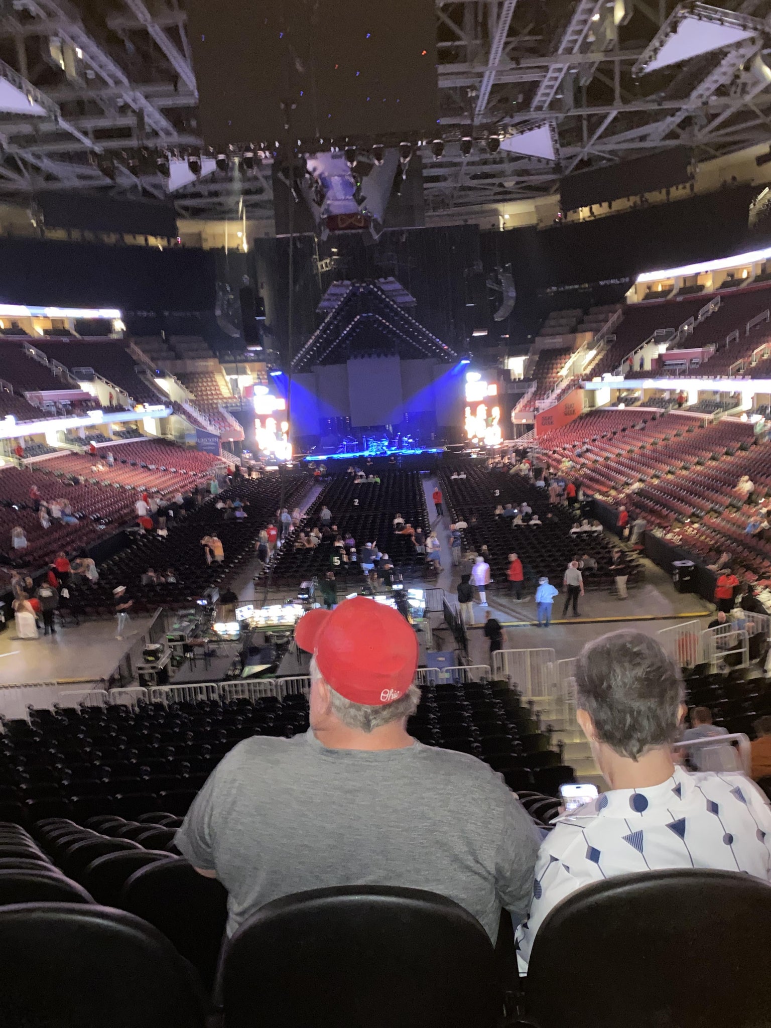 Real Fan View taken from Mezzanine 101 at Rocket Arena by Dianna R